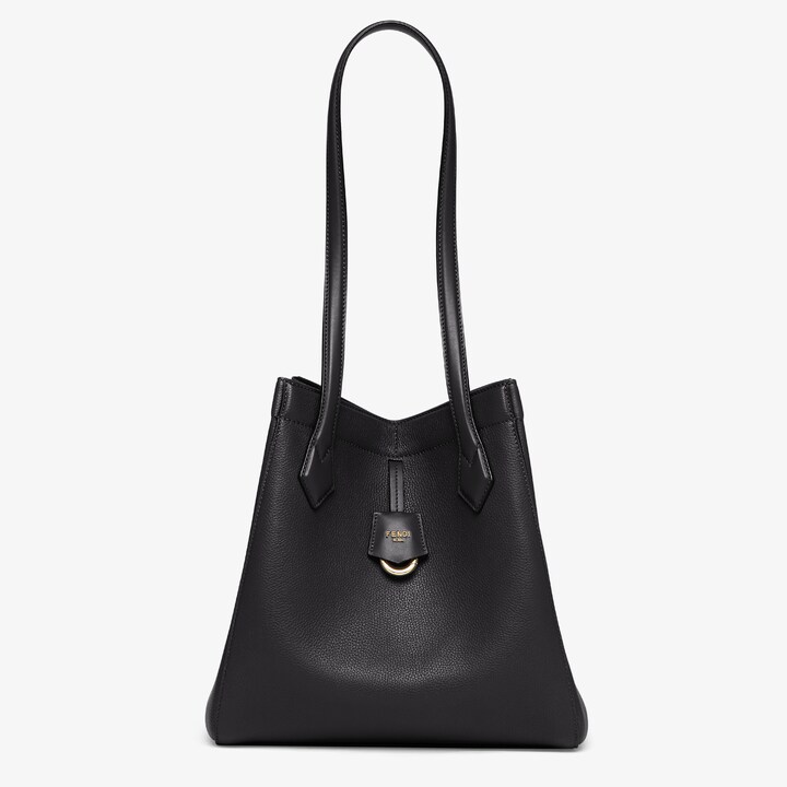 FENDI Sunshine小号手袋-棕色皮革手提袋-女士手袋-FENDI芬迪官网