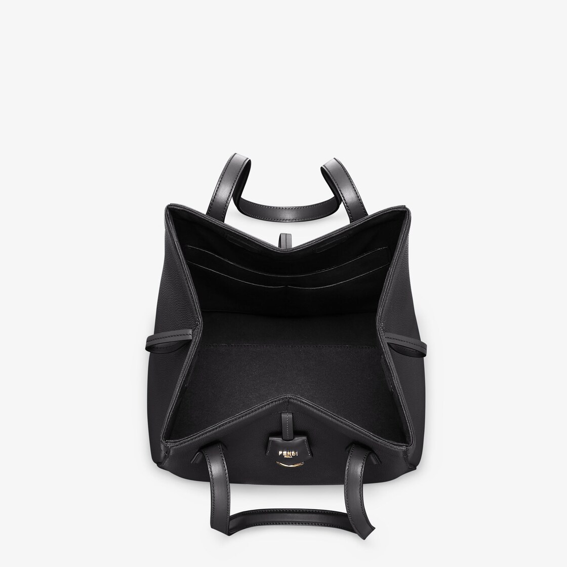 Fendi Origami Medium Leather Black - Image 3/7