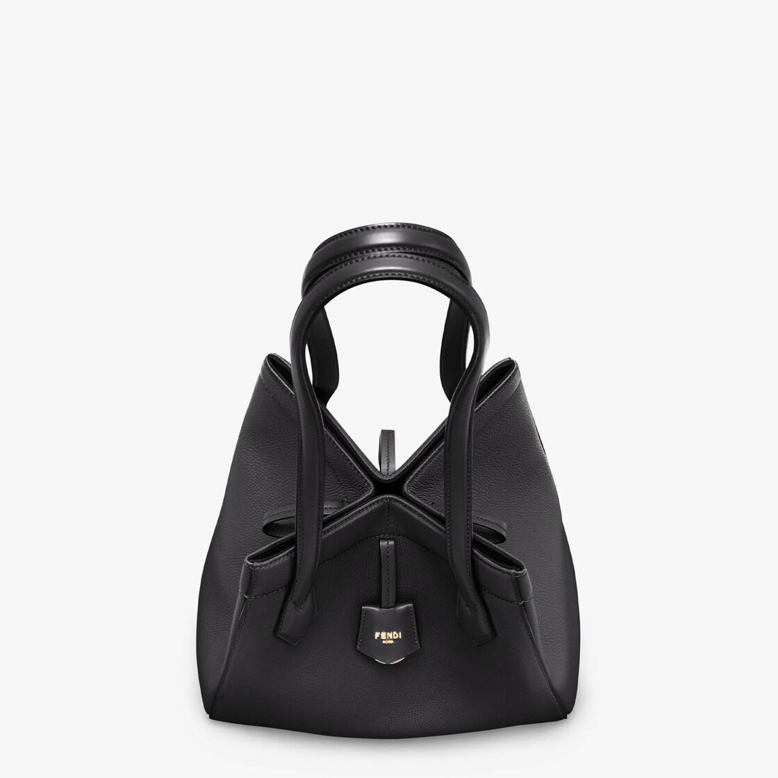 FENDI フェンディ 手袋 ブラック Mサイズ レザー【432
