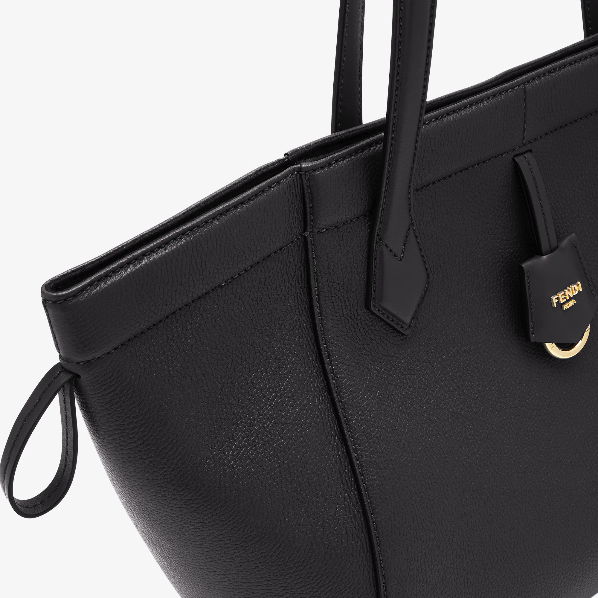 FENDI Origami ミディアム ブラックレザー 変形バッグ Fendi Origami Medium Leather Black | Fendi