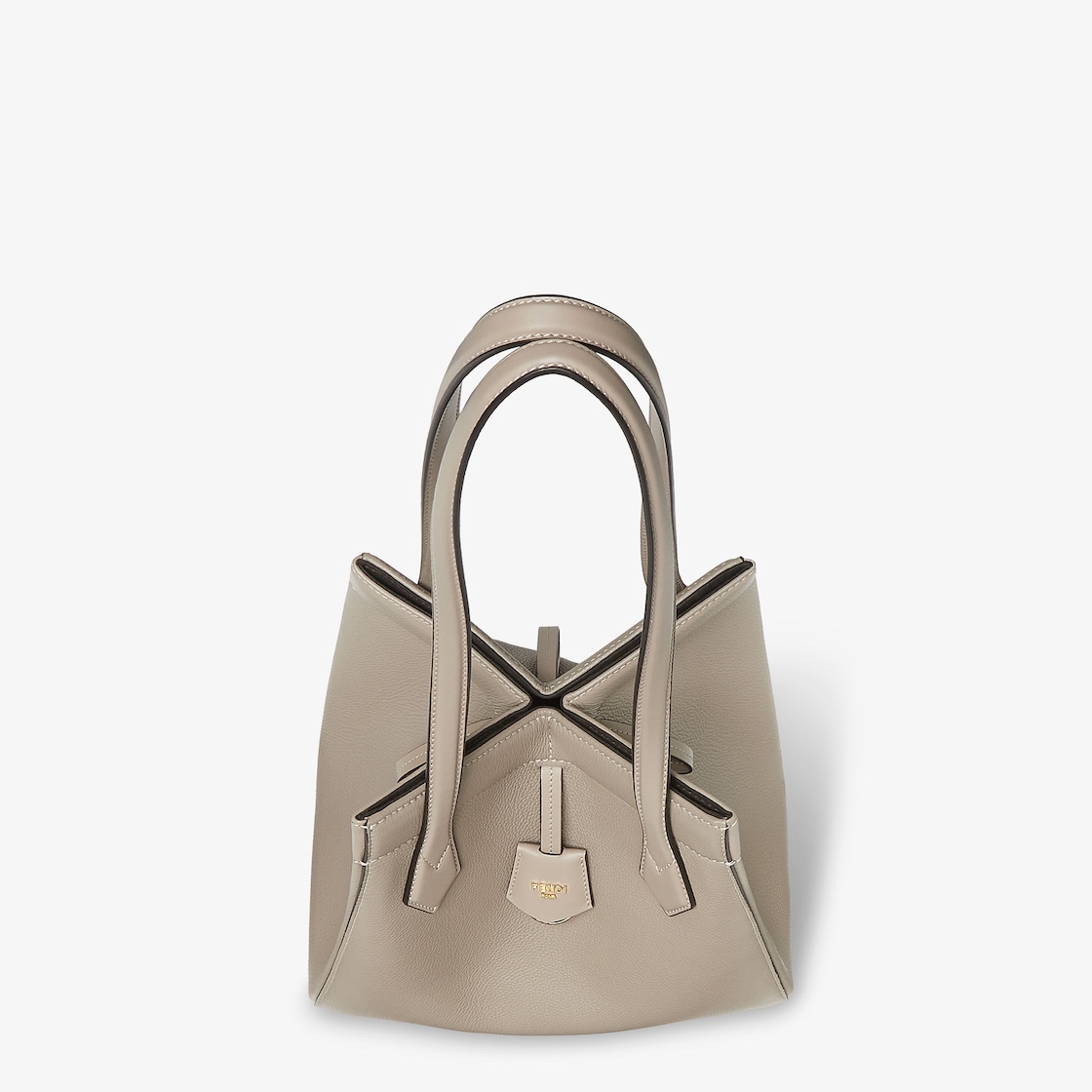 Fendi Origami Medium Leather Grey - Image 5/9