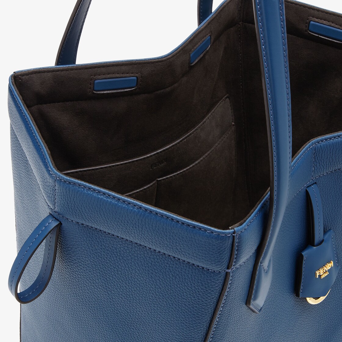 Fendi Origami Medium Leather Blue - Image 6/7