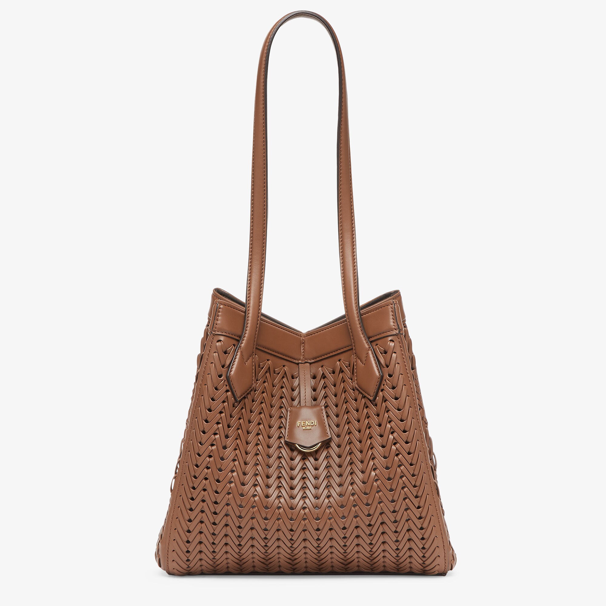 Fendi Origami ミディアム レザー ブラウン | Fendi Fendi Origami ミディアム レザー ブラウン | Fendi