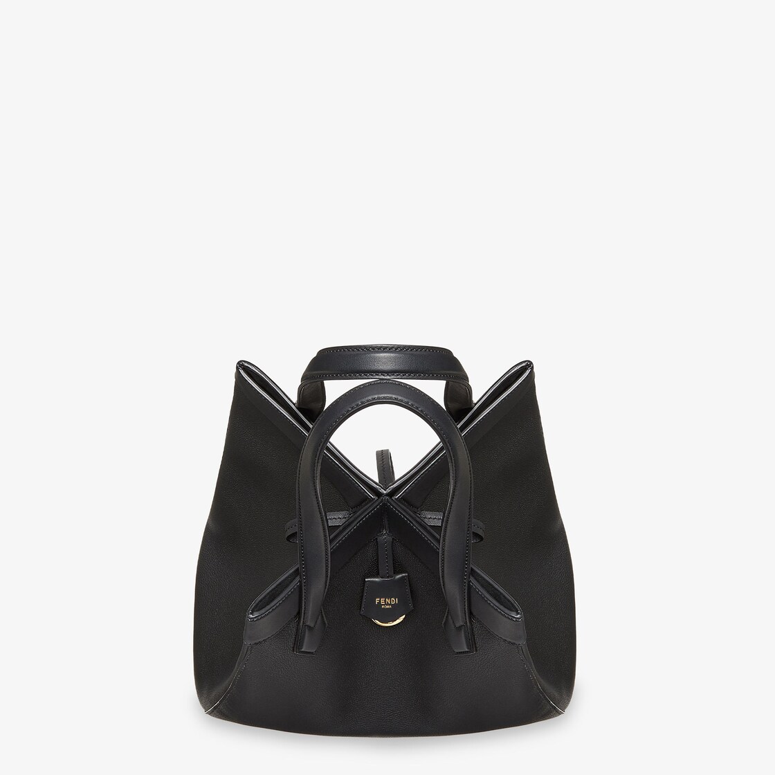 Fendi Origami Large Leather Black - Image 5/9