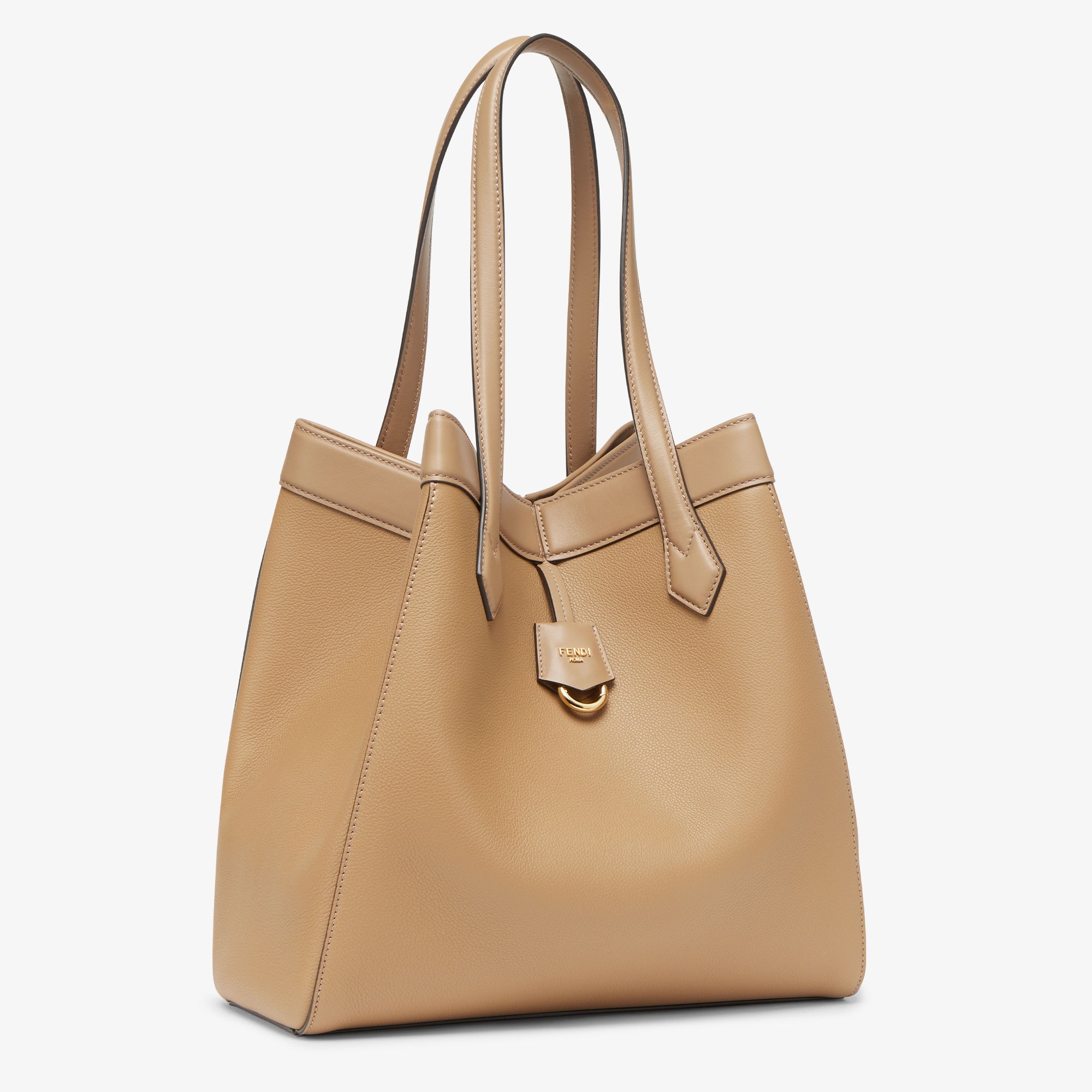 トートバッグ FENDI Woman Tote bags Beige 8BH425AT14 F1QDO Fendi Sunshine Medium Leather Beige | Fendi