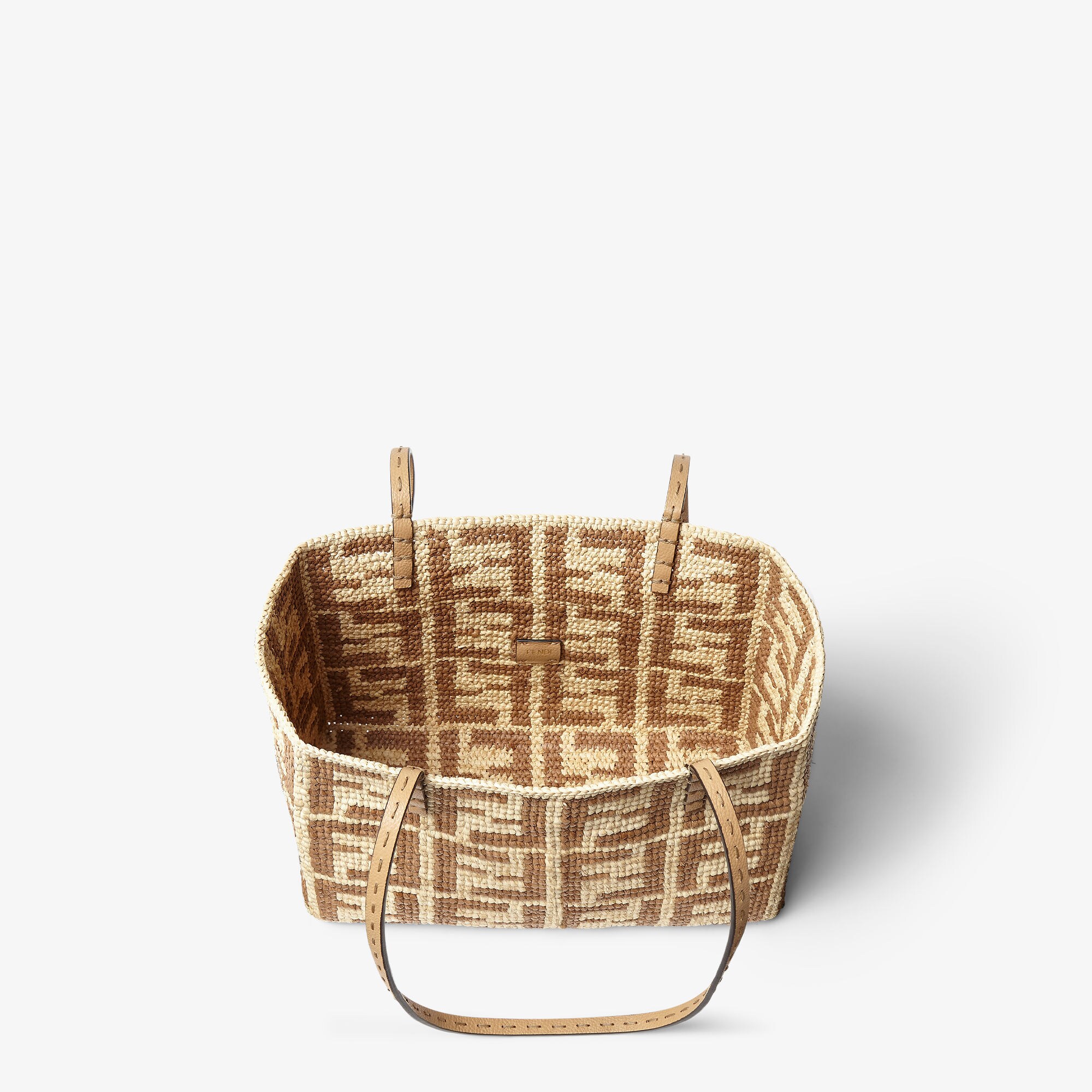 【関税&送料込】Fendi Embroidered Straw Small Roll Shopping Fendi 'roll Small' Reversible Shopping Bag | italist, ALWAYS