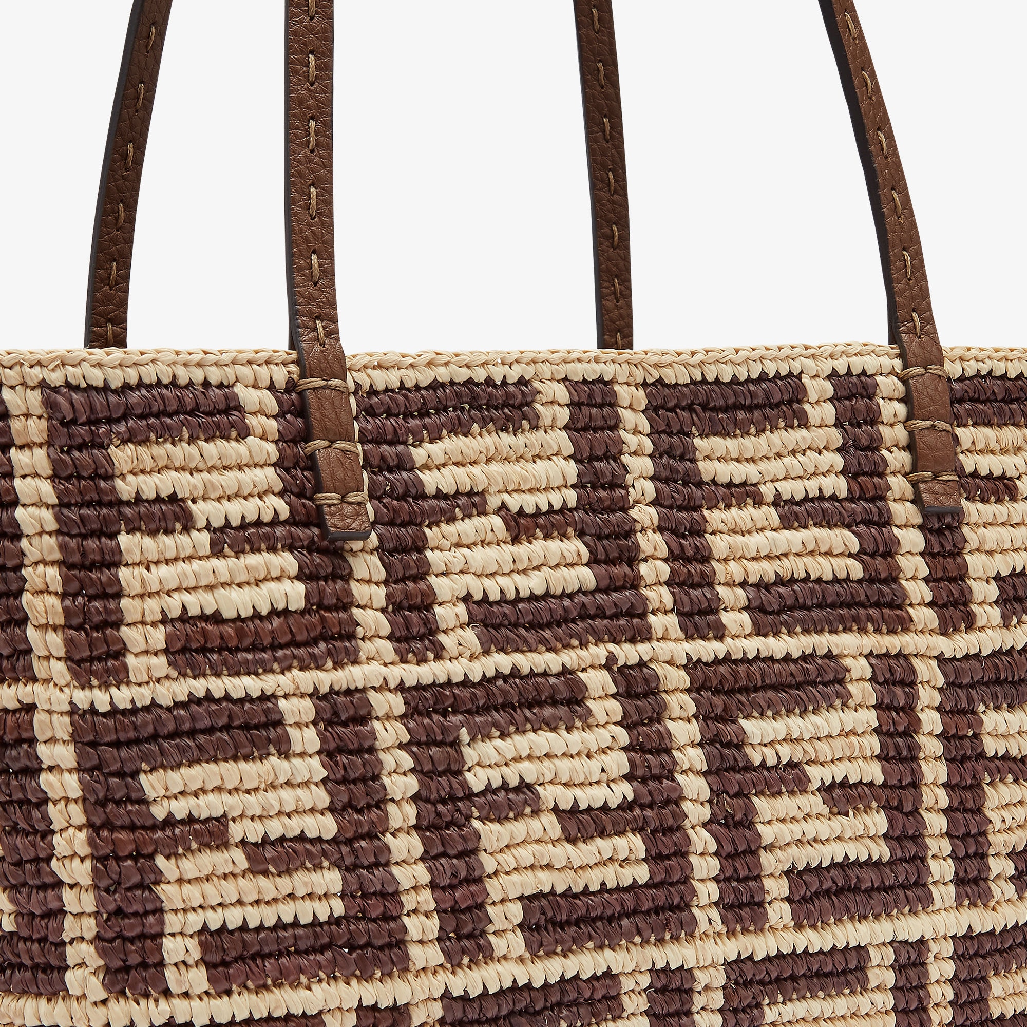 ロール スモール ラフィア ブラウン | Fendi ロール スモール ラフィア ブラウン | Fendi