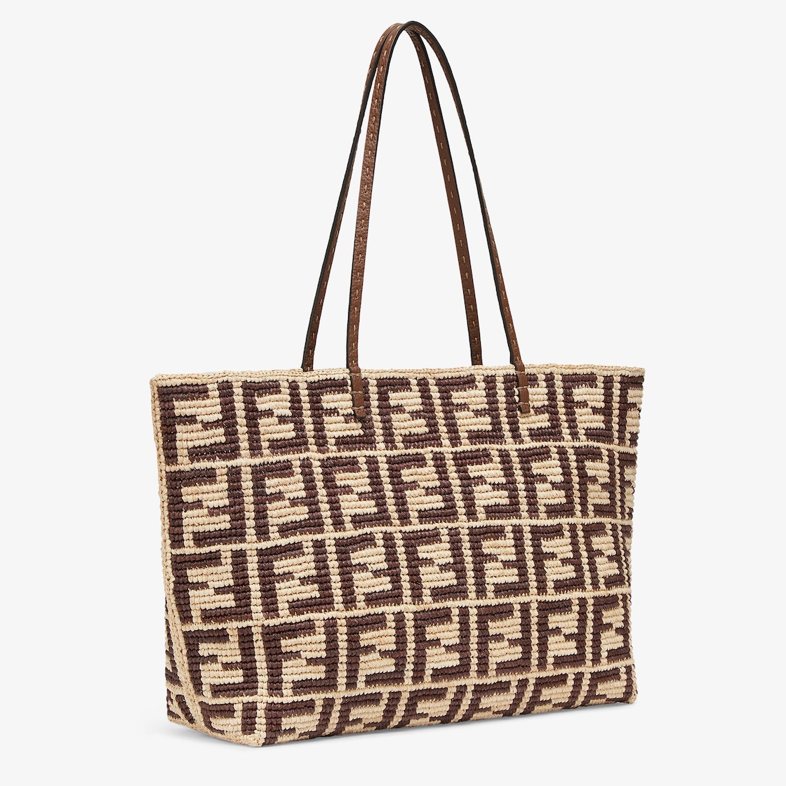 ロール ラージ ラフィア ブラウン | Fendi ロール ラージ ラフィア ブラウン | Fendi