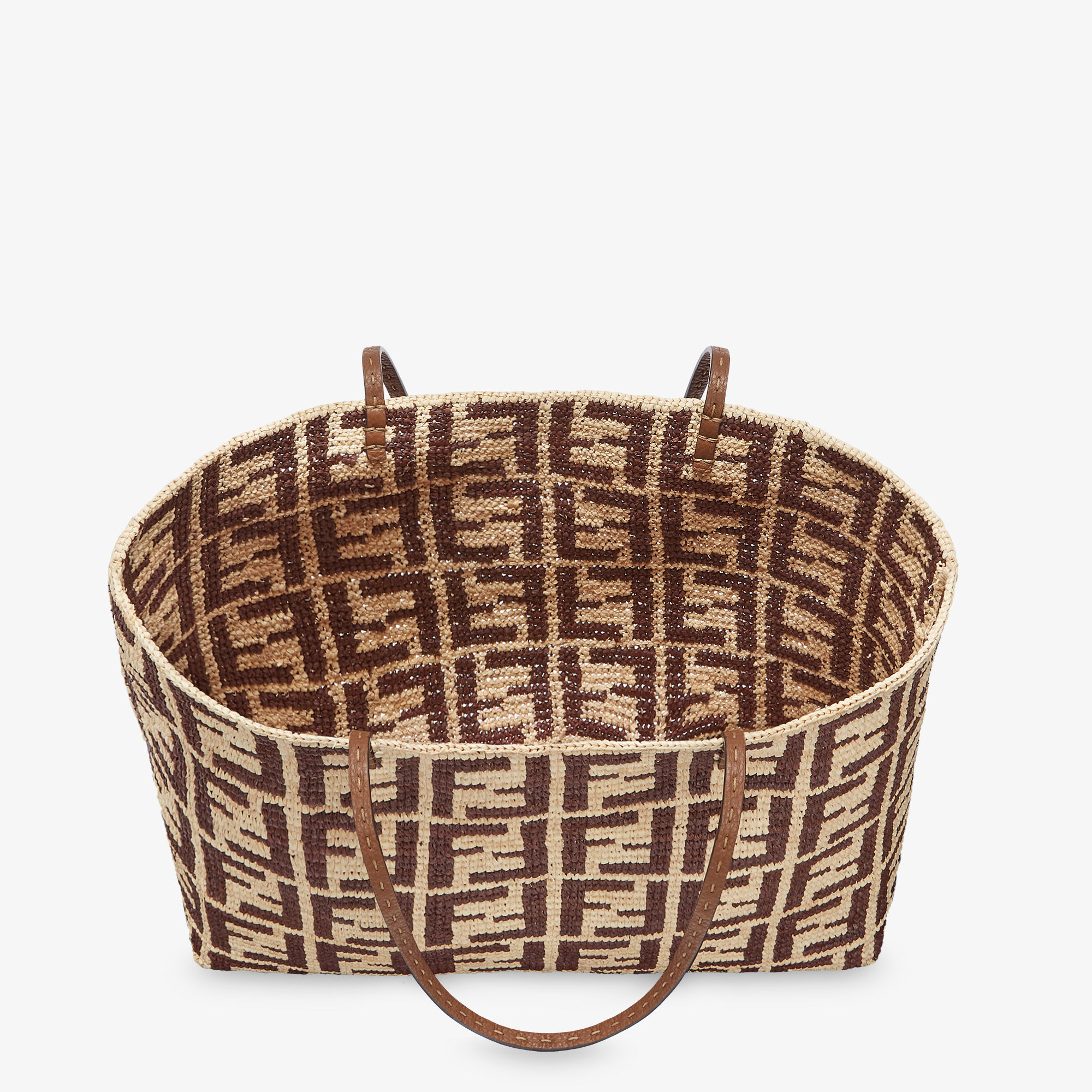 Roll Large Raffia Brown | Fendi