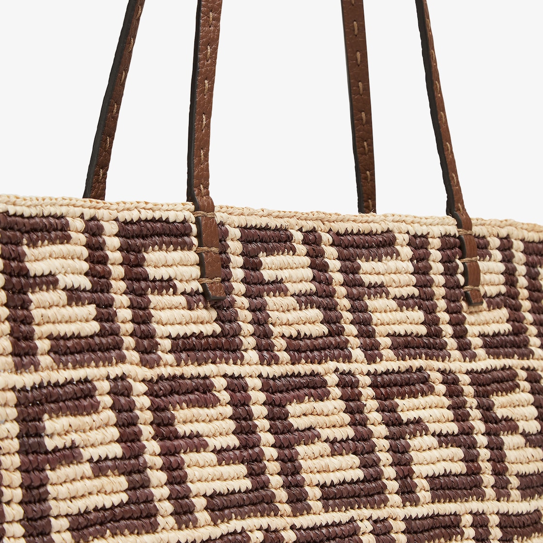 ロール ラージ ラフィア ブラウン | Fendi ロール ラージ ラフィア ブラウン | Fendi