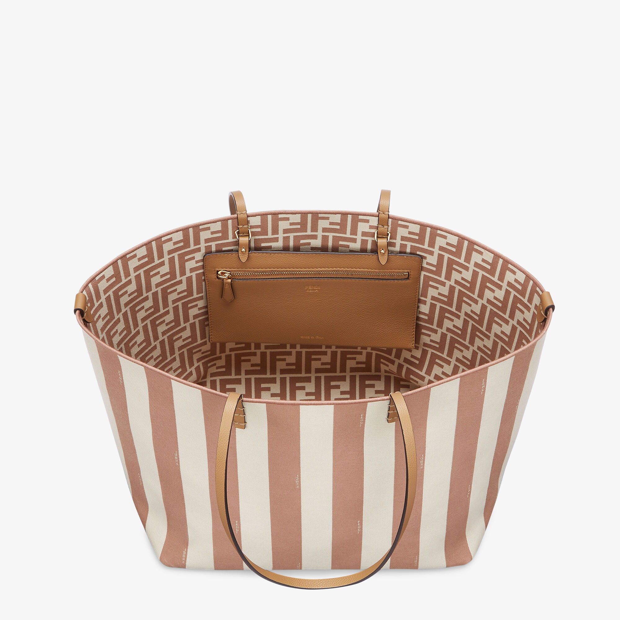 【FENDI】ロール ラージ リバーシブルバッグ ストライプ org.jpg
