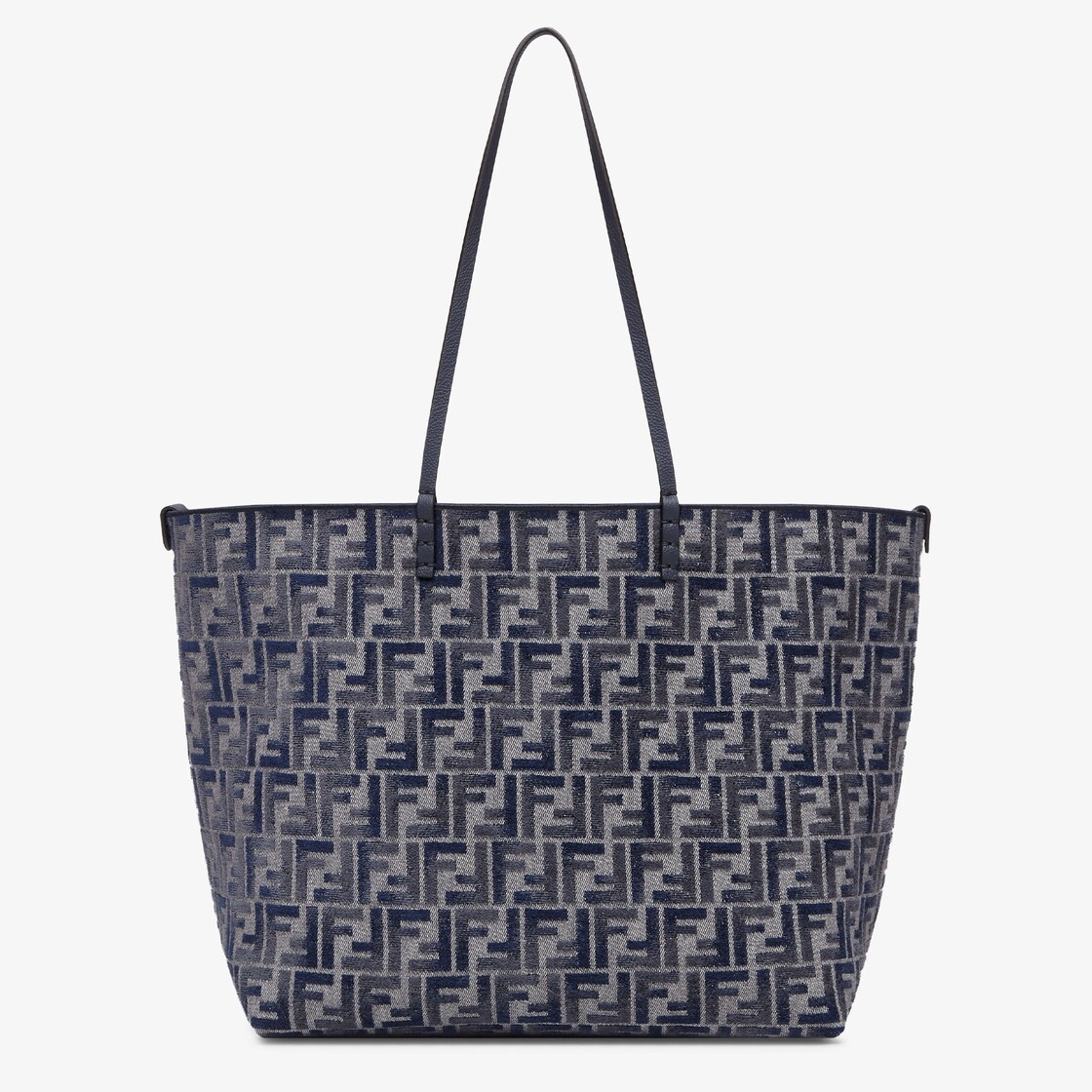 Large Roll Dark blue FF chenille shopper Fendi