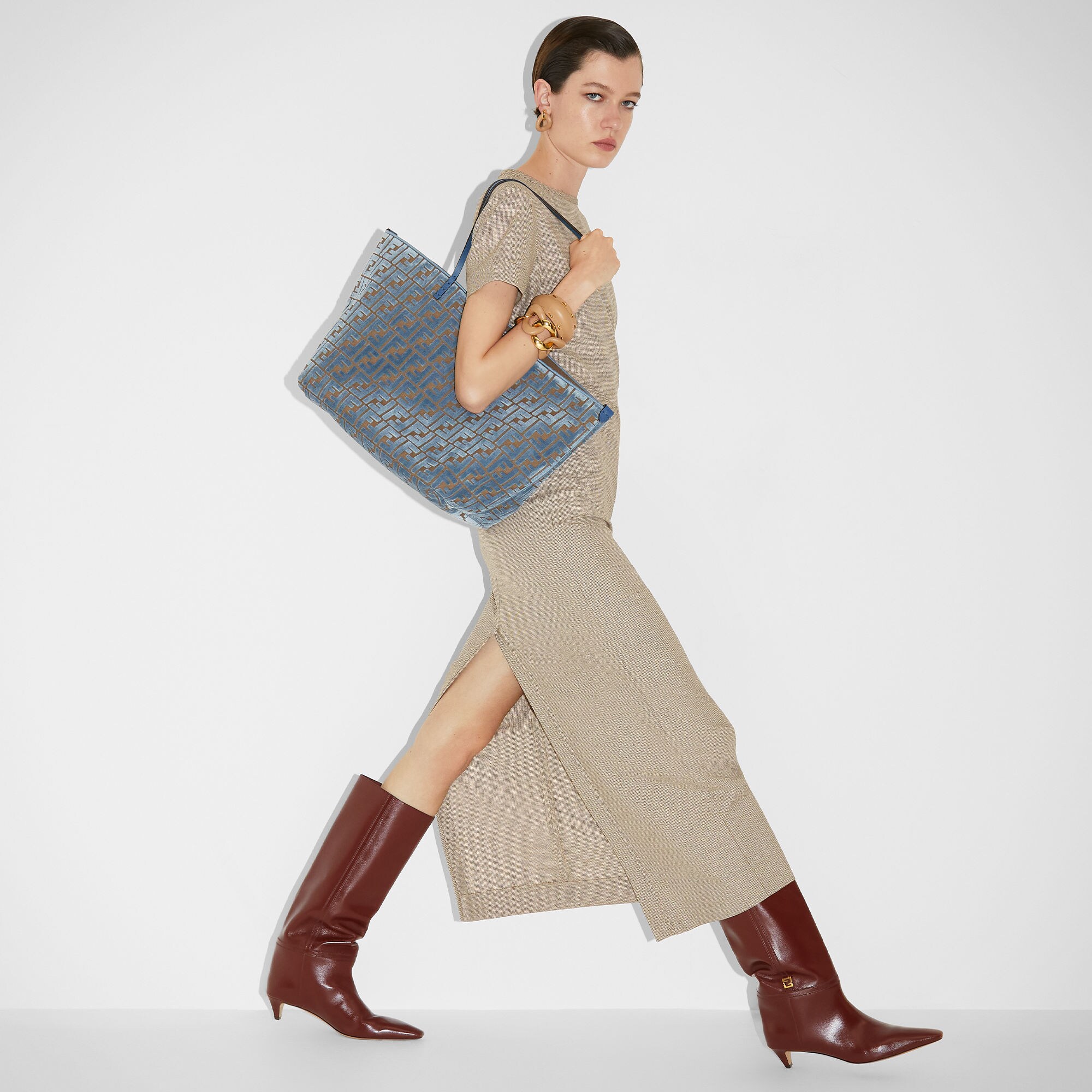 Roll Large Fabric Light blue | Fendi