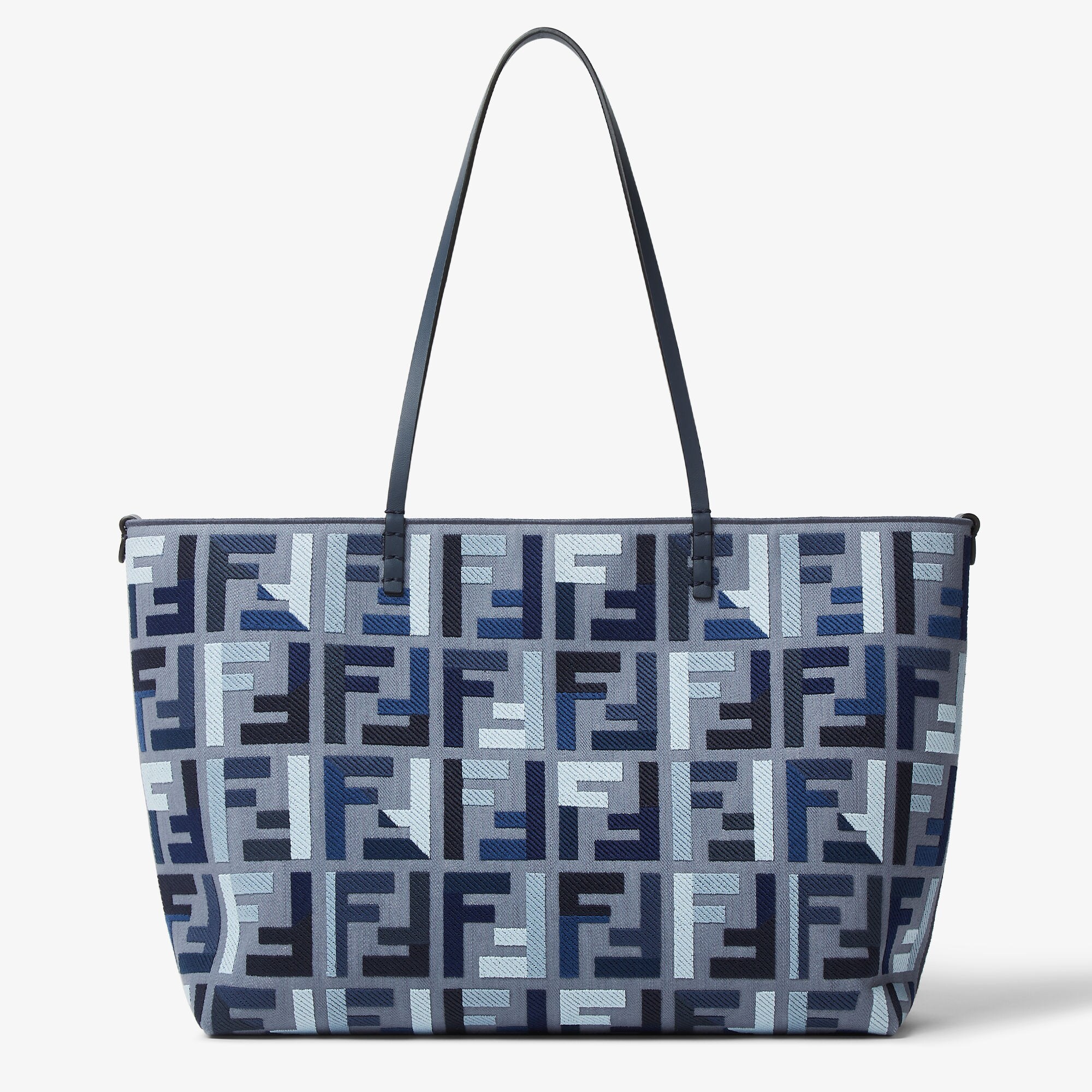 【関税&送料込】Fendi Roll Bag Shopper Pelle Roll Mini Cuoio Romano leather Grey | Fendi