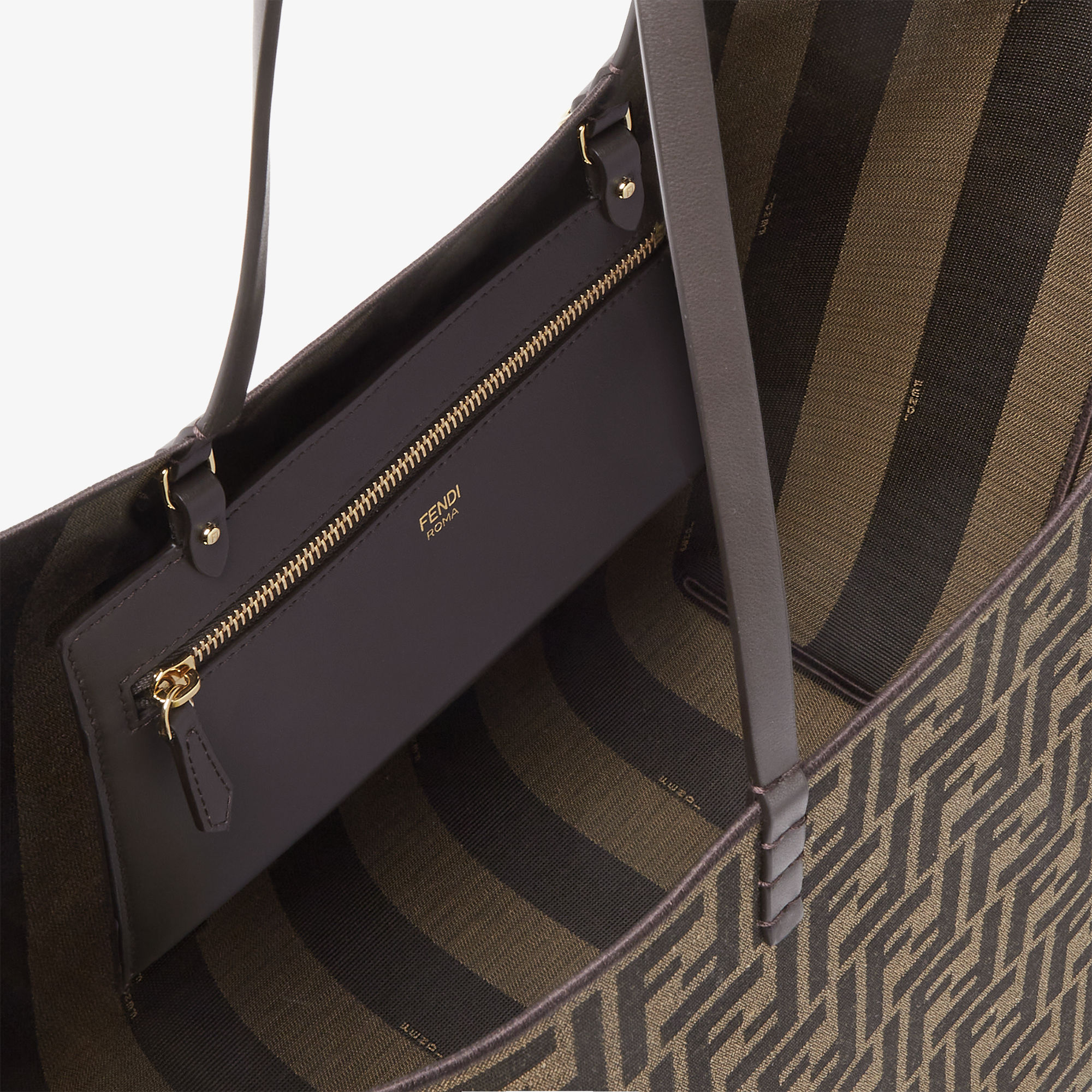 FENDI ミュール ブラウン・ブラック 保存袋付き Roll Large - Brown | FENDI International