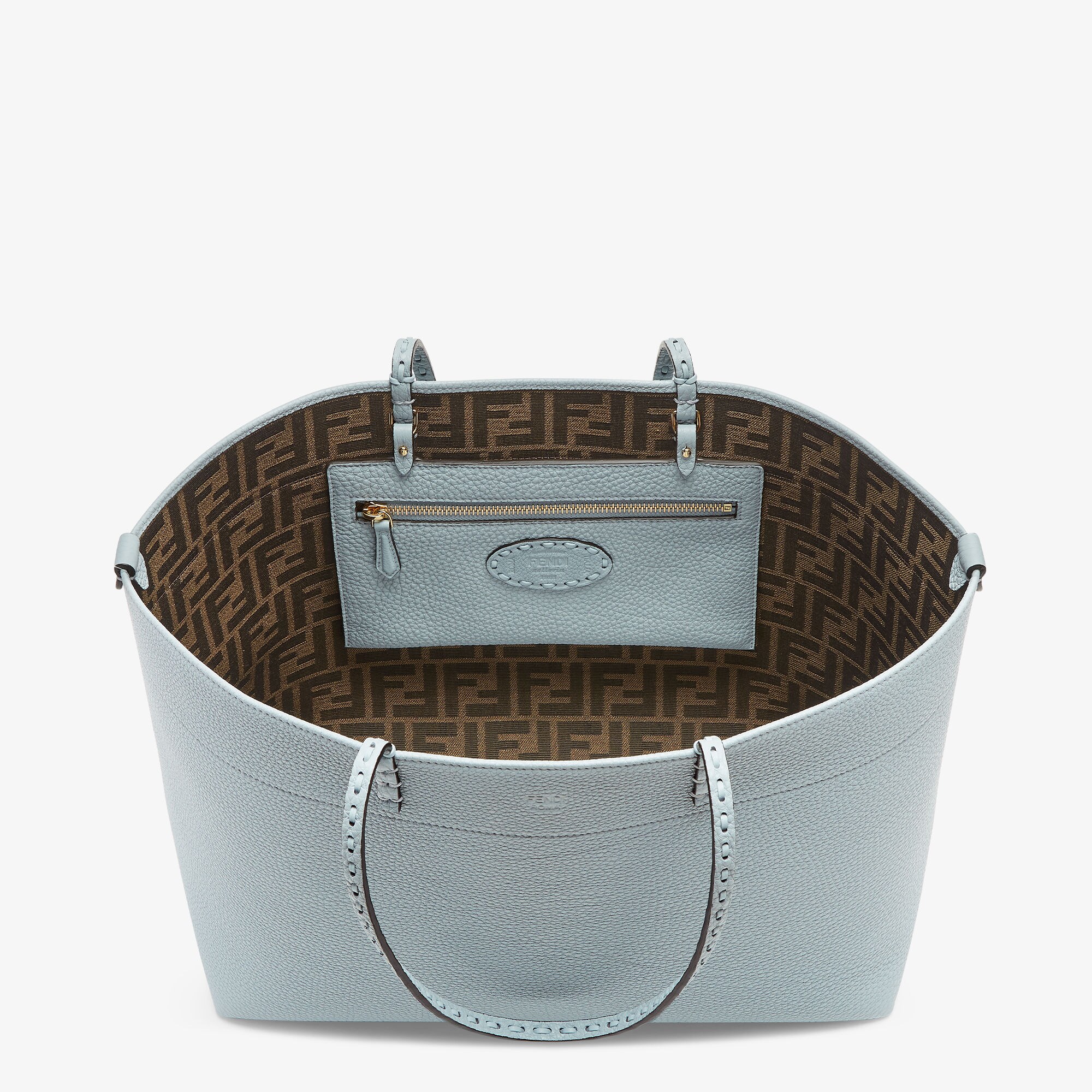 ロール ミディアム カーフレザー ライトブルー | Fendi