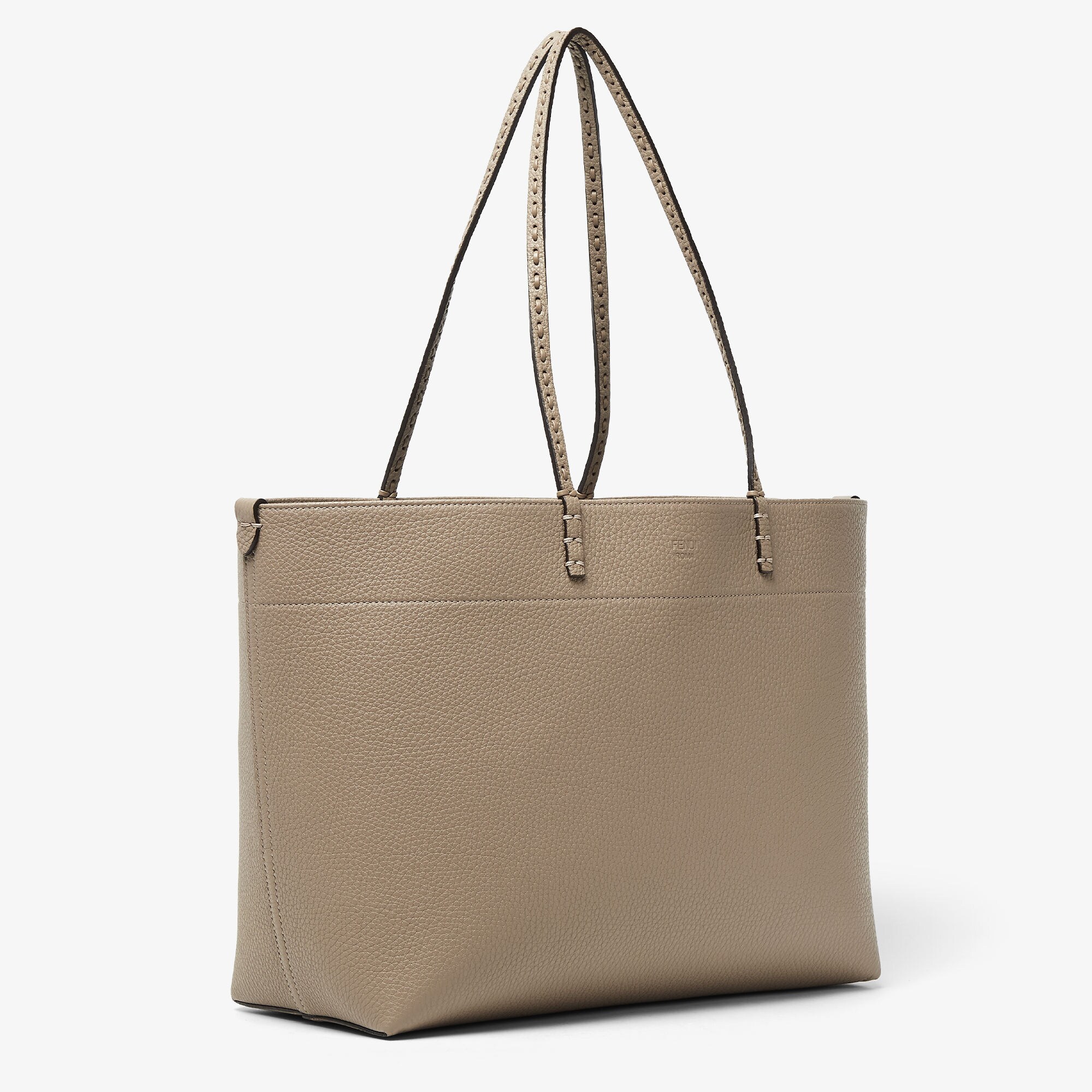 FENDI◇フェンディ セレリア トートバッグ レザー ブラウン ショルダー