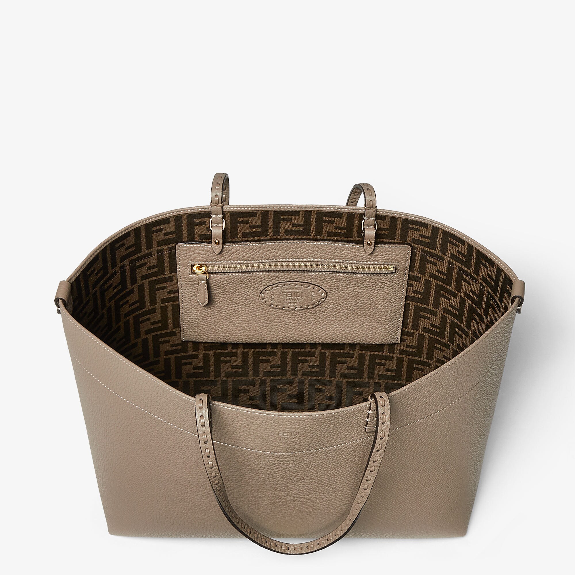 ロール ミディアム カーフレザー グレー | Fendi