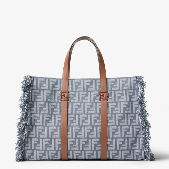 Fendi Summer Tote In Blue