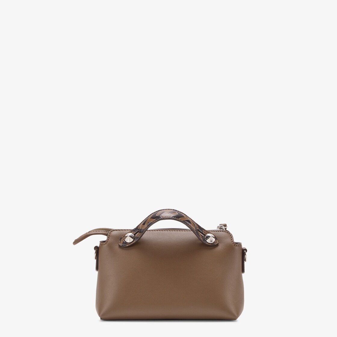 By The Way Mini - Small brown leather Boston bag