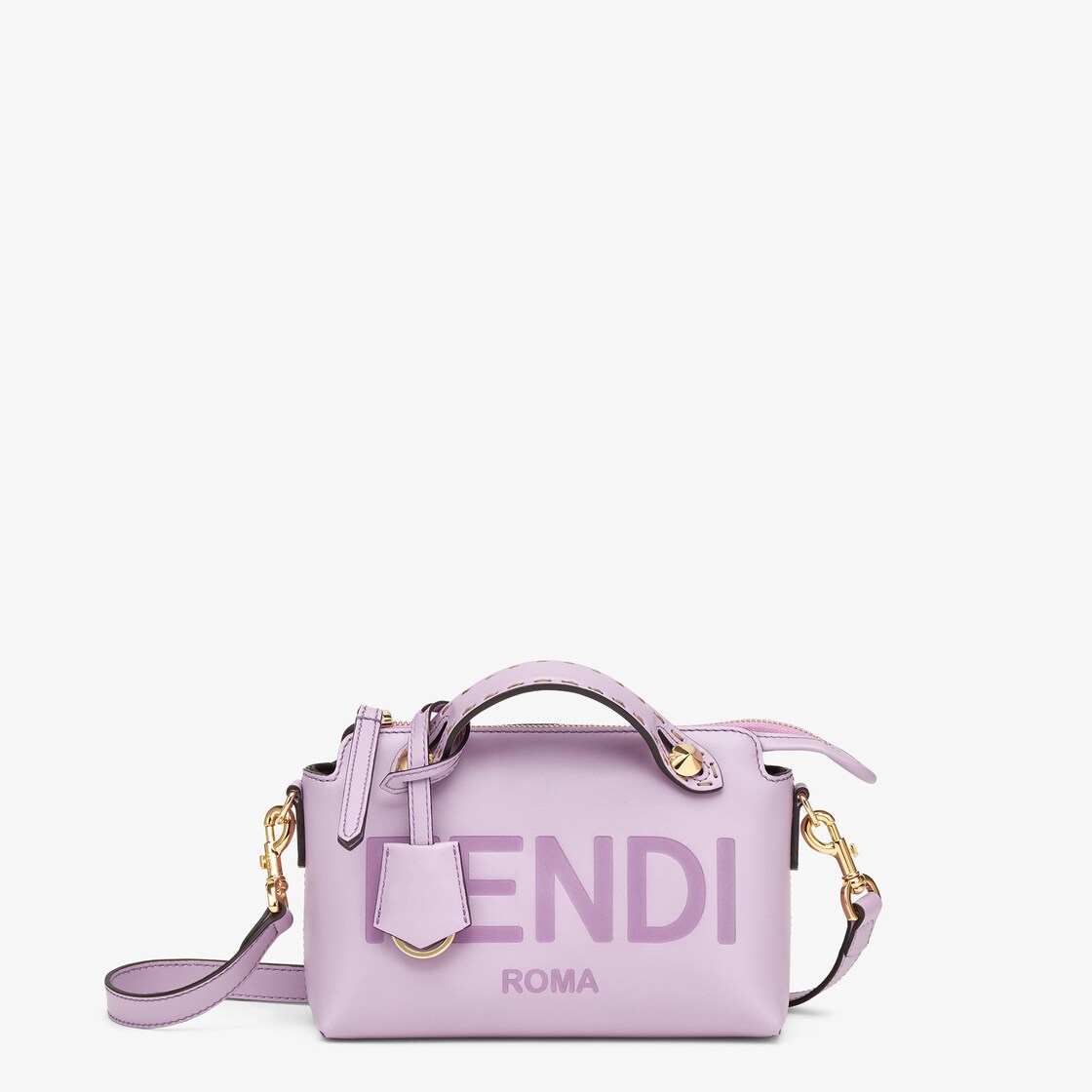 By The Way Mini - Lilac leather small Boston bag | Fendi