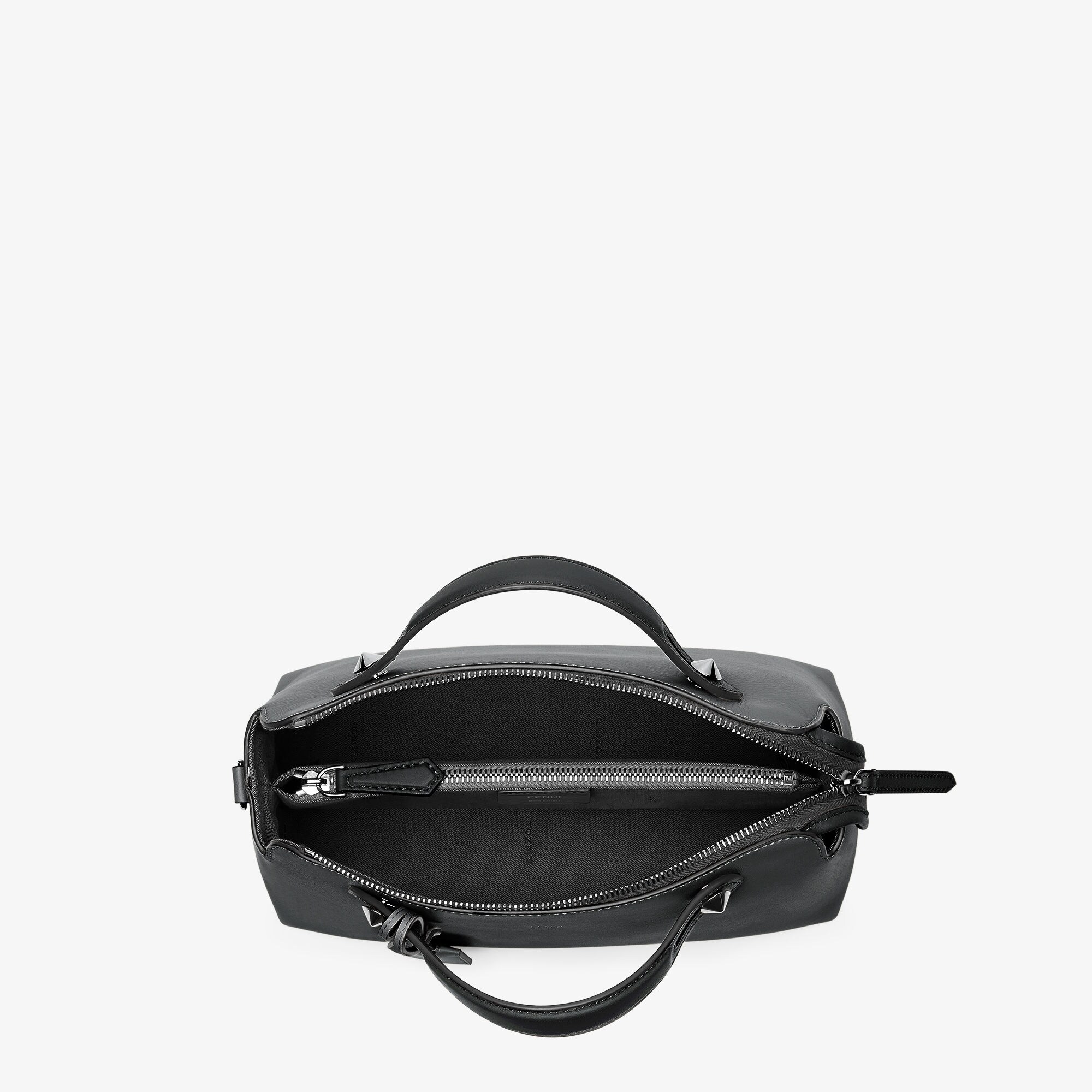 By The Way Medium Black leather Boston bag Fendi