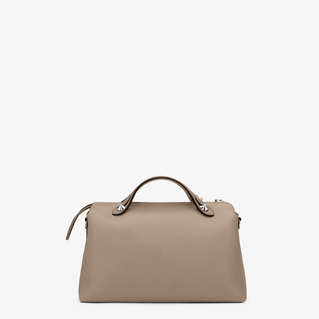 By The Way Medium - Beige leather Boston bag