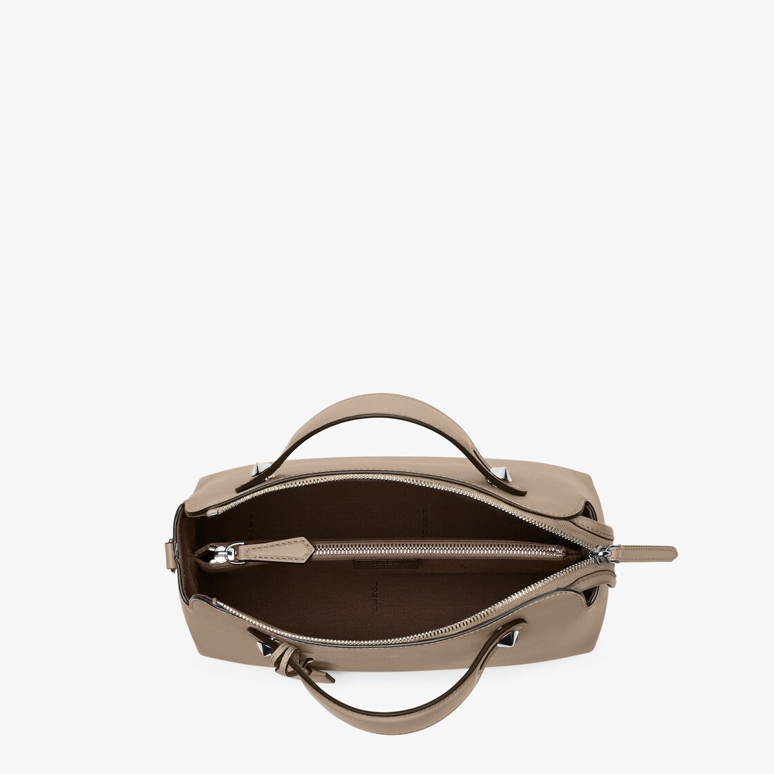 By The Way Medium - Beige leather Boston bag | Fendi