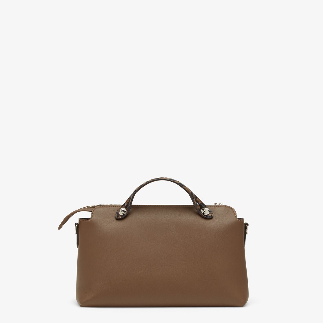 By The Way Medium - Brown leather Boston bag