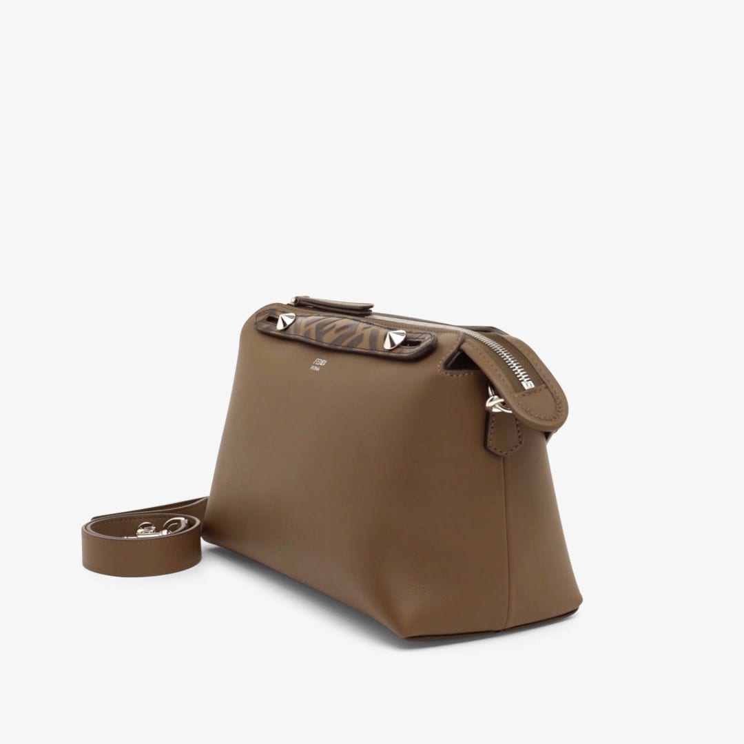 By The Way Medium - Brown leather Boston bag | Fendi