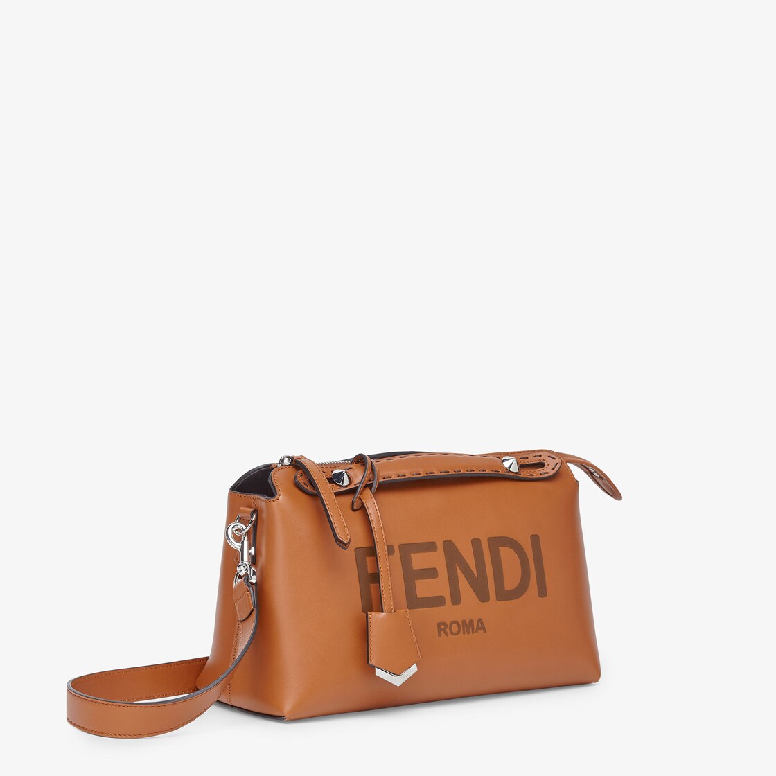 バイ ザ ウェイ ミディアム - ブラウン レザー ボストンバッグ | Fendi