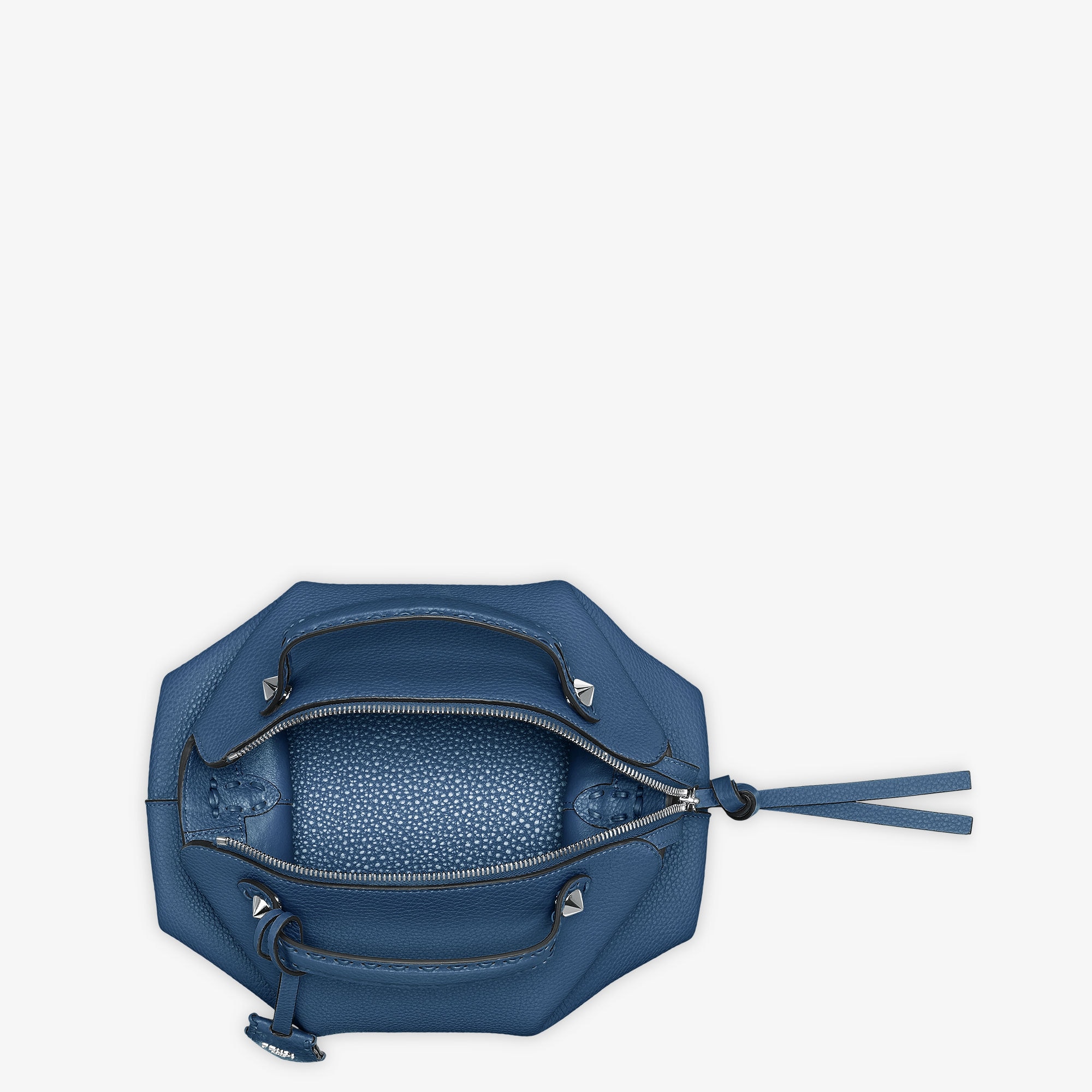 By The Way Selleria Medium Cuoio Romano leather Blue | Fendi By The Way Selleria Medium Cuoio Romano leather Blue | Fendi
