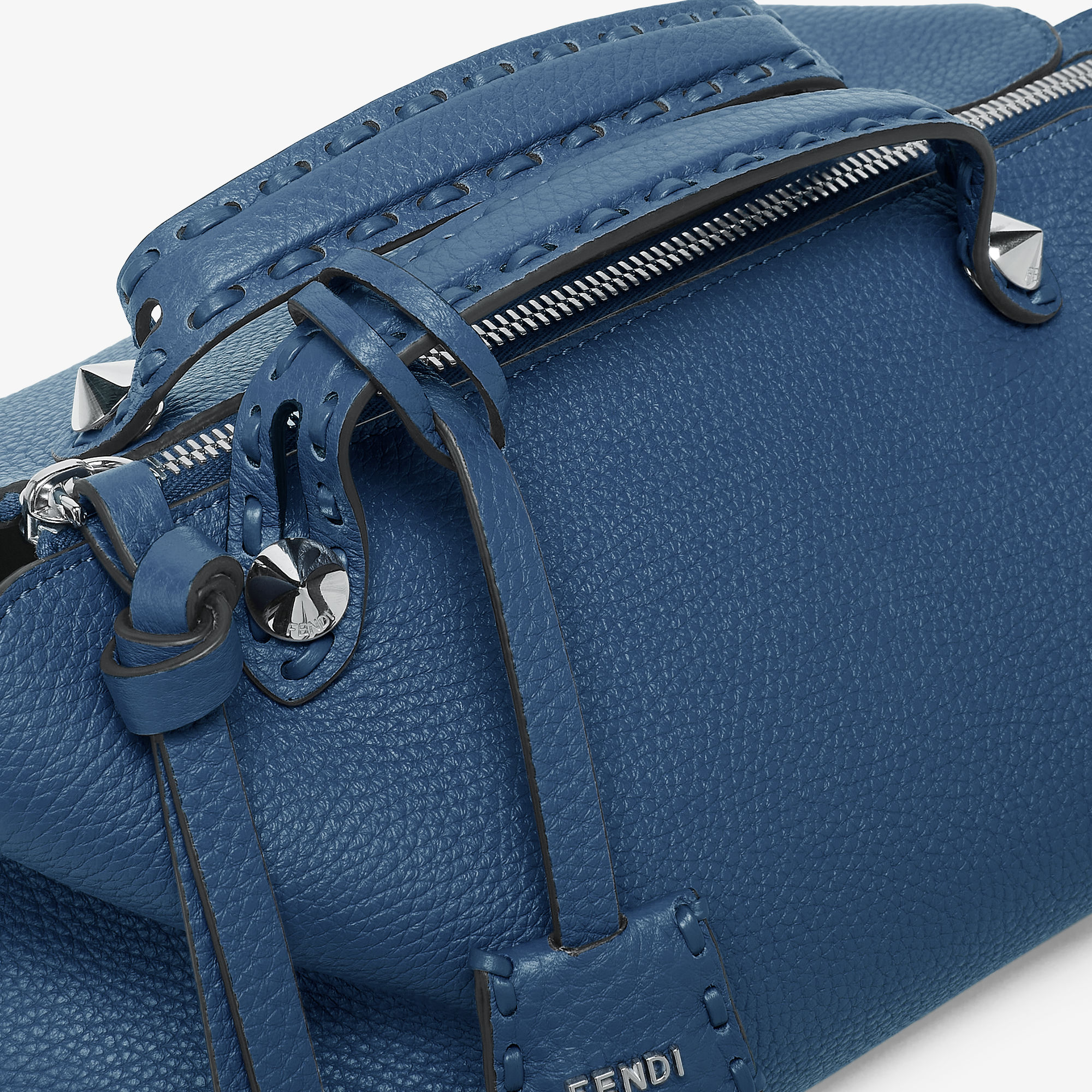 By The Way Selleria Medium Cuoio Romano leather Blue | Fendi By The Way Selleria Medium Cuoio Romano leather Blue | Fendi