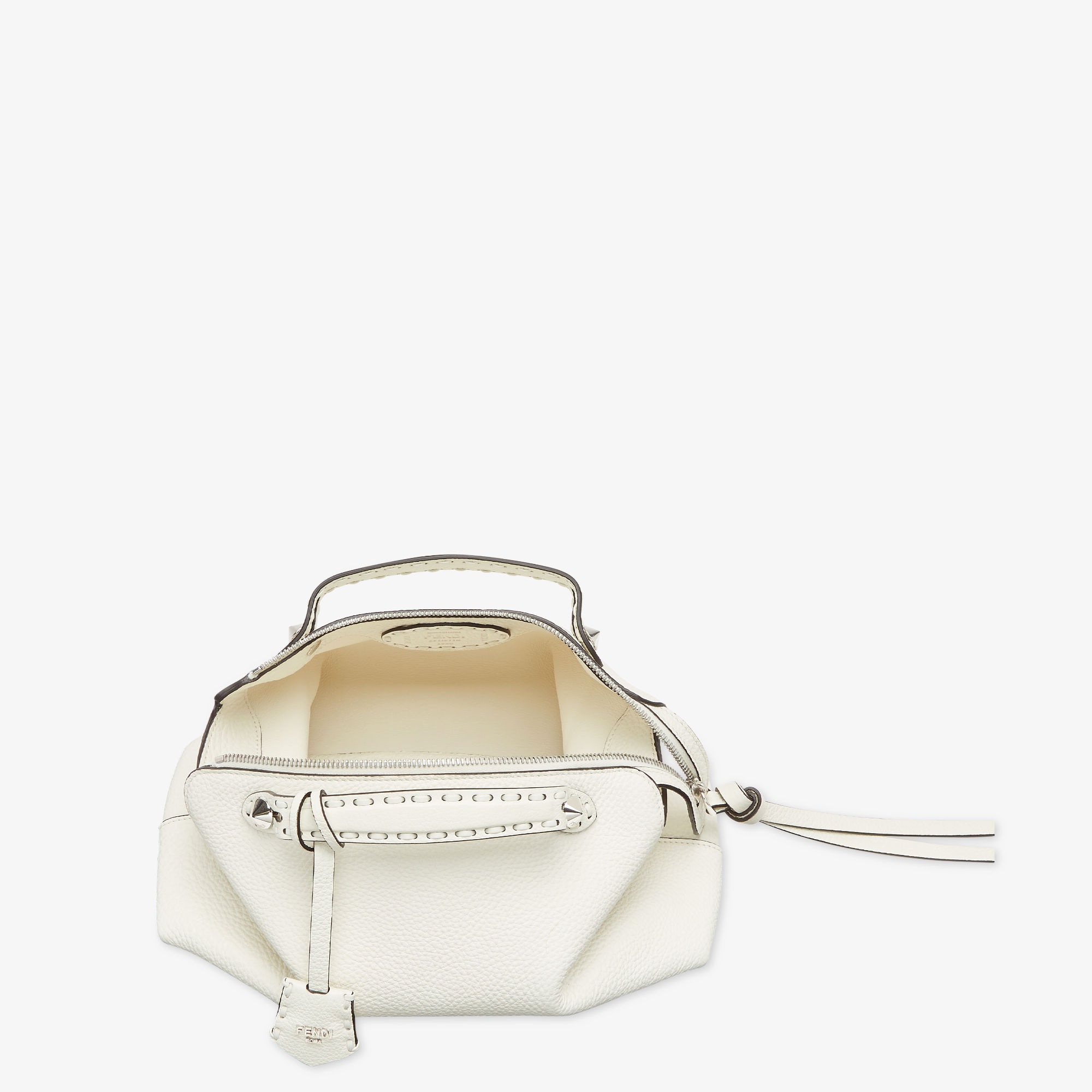 トートバッグ FENDI Ivory Leather Medium By The Way Handbag By The Way Selleria Medium Cuoio Romano leather White | Fendi