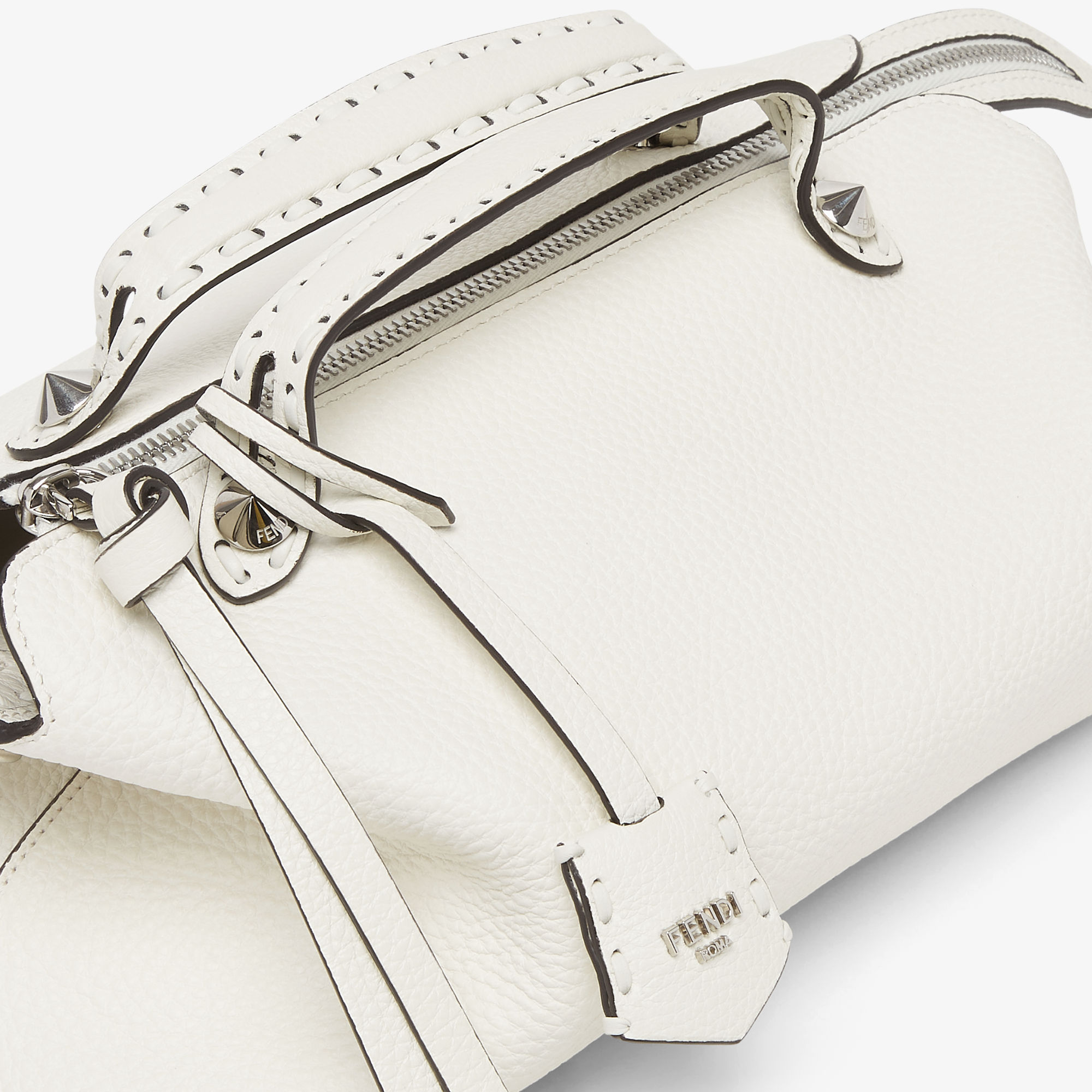 By The Way Selleria Medium Cuoio Romano leather White | Fendi