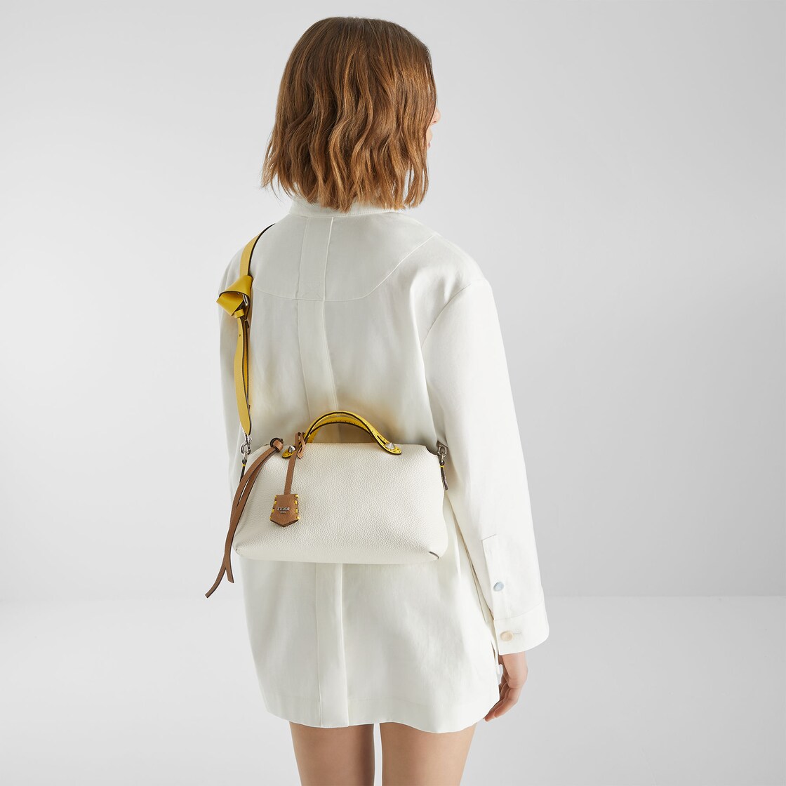 By The Way Selleria Medium Cuoio Romano leather White - Image 2/7