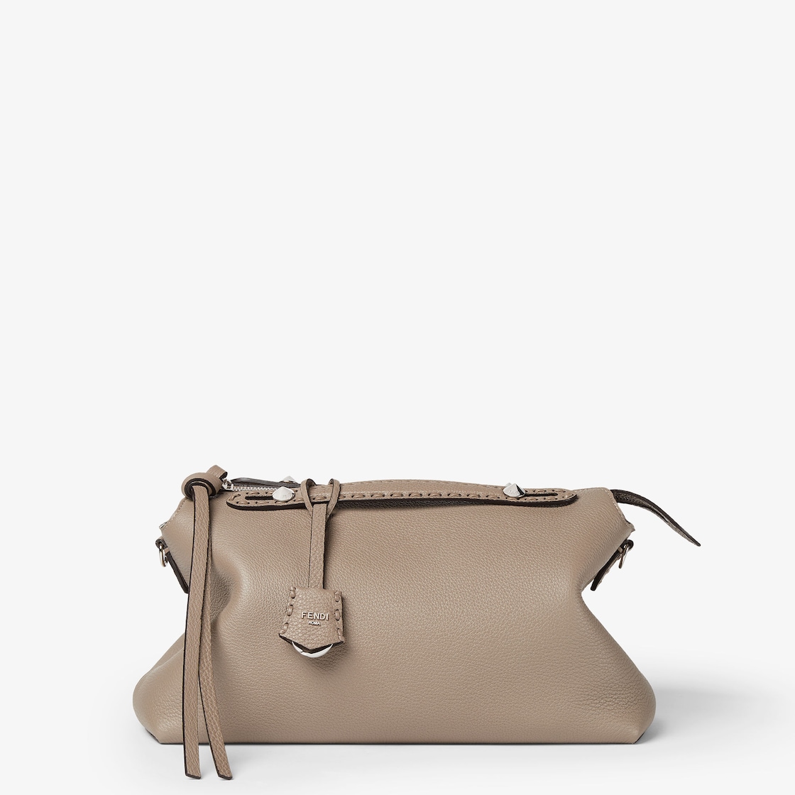 By The Way Selleria Mini Cuoio Romano leather Gray | Fendi By The Way Selleria Mini Cuoio Romano leather Gray | Fendi