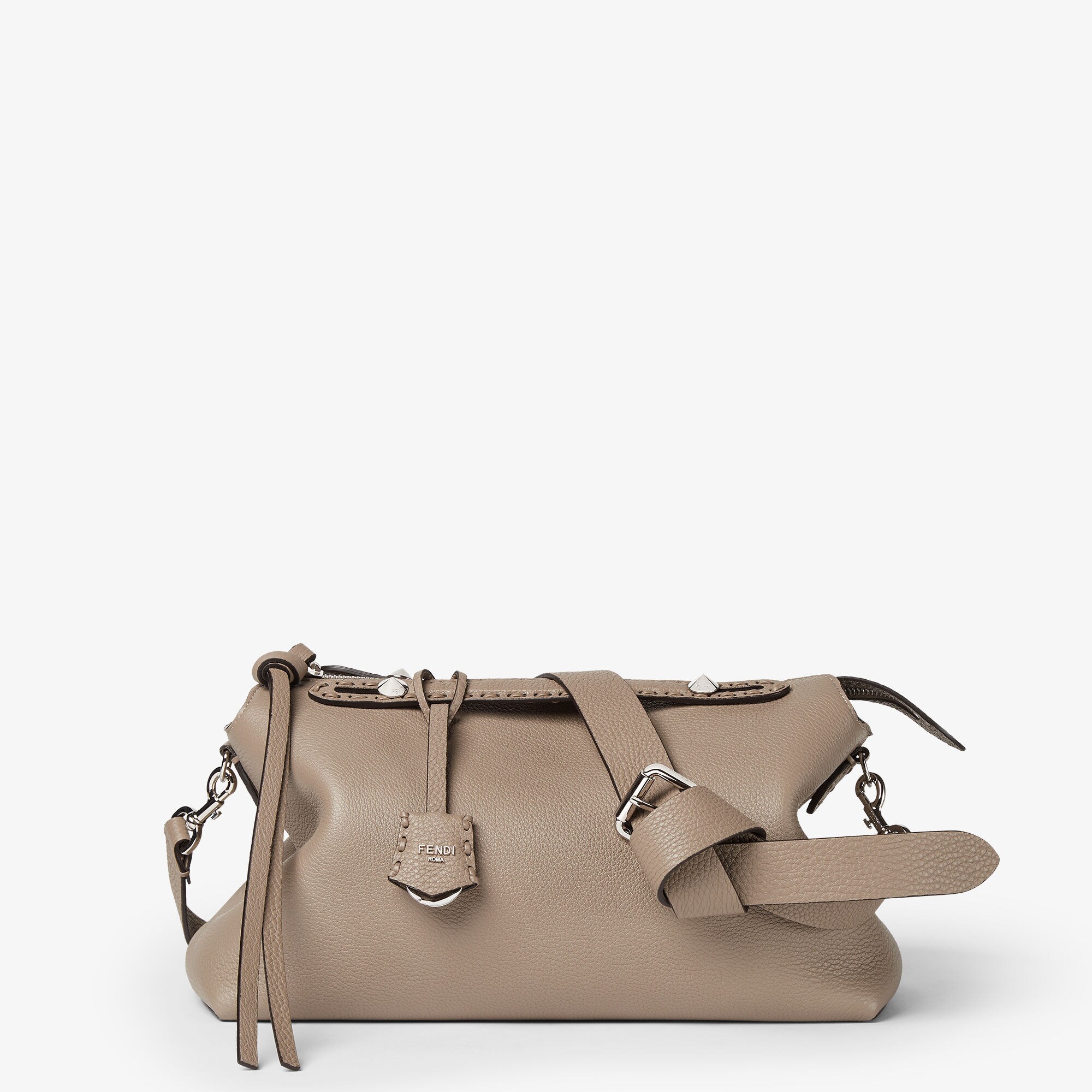 新品未使用保管品 FENDI バスタオル 2枚 ベージュ&グレー