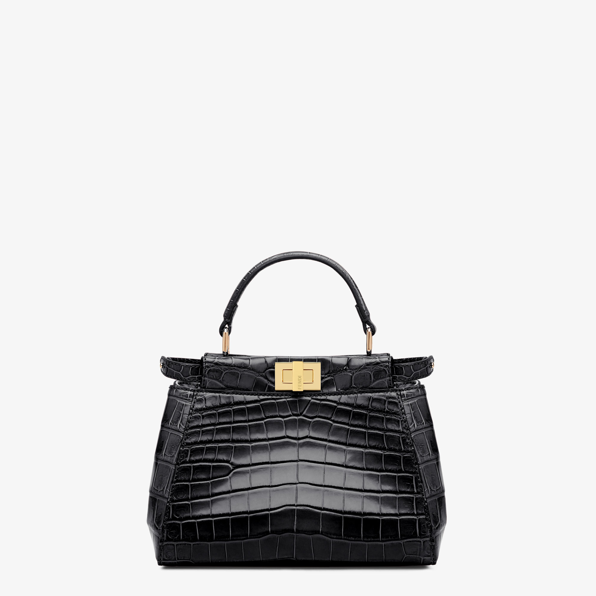 バッグ FENDI MINI PEEKABOO Peekaboo Mini Precious skin Black | Fendi