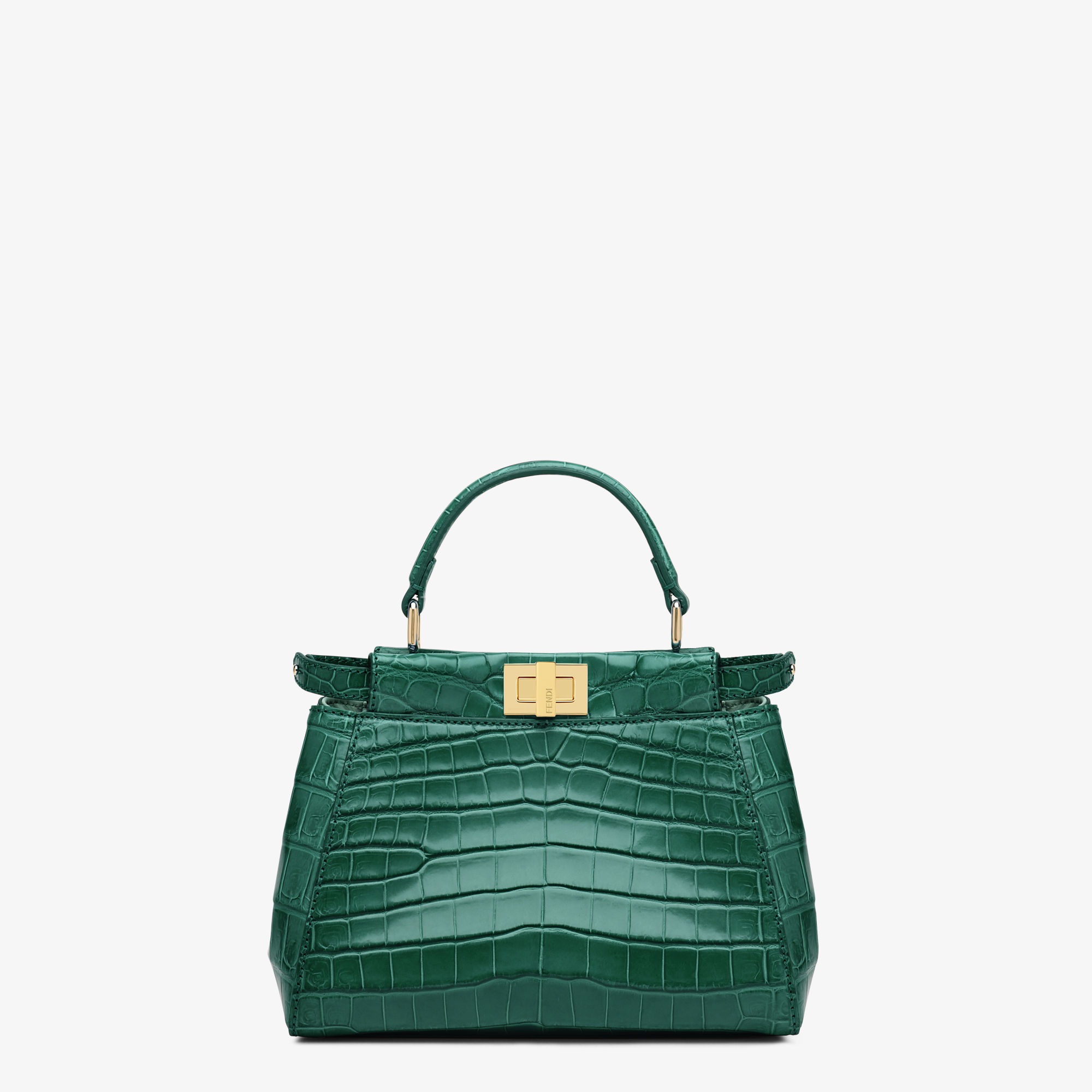 fendi peekaboo mini crocodile