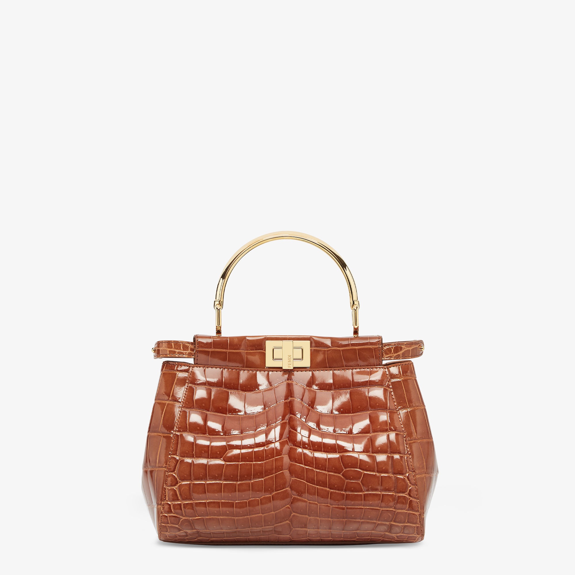 fendi peekaboo mini crocodile