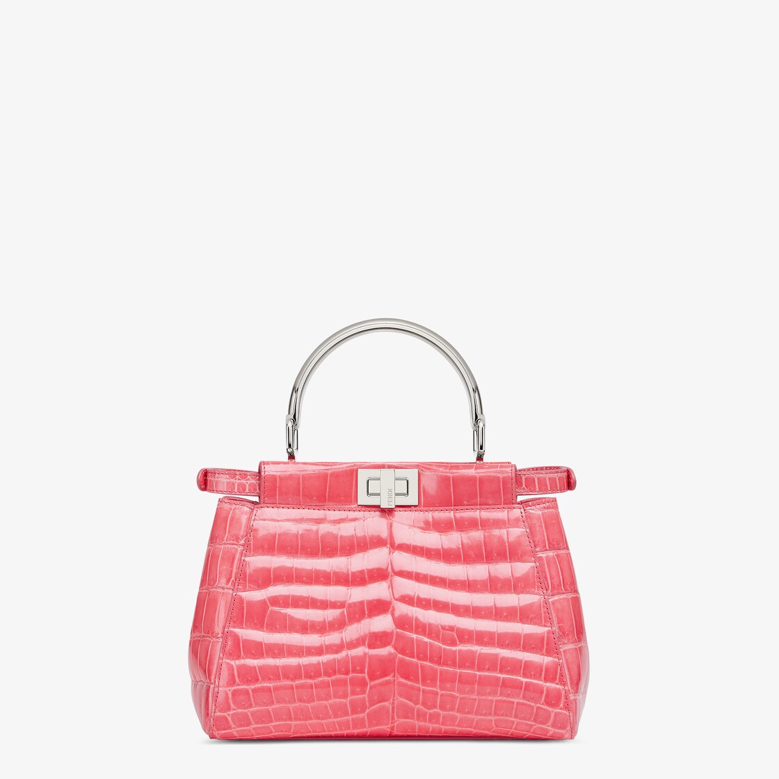 ピーカブー スモール - ピンククロコダイルレザー バッグ | Fendi