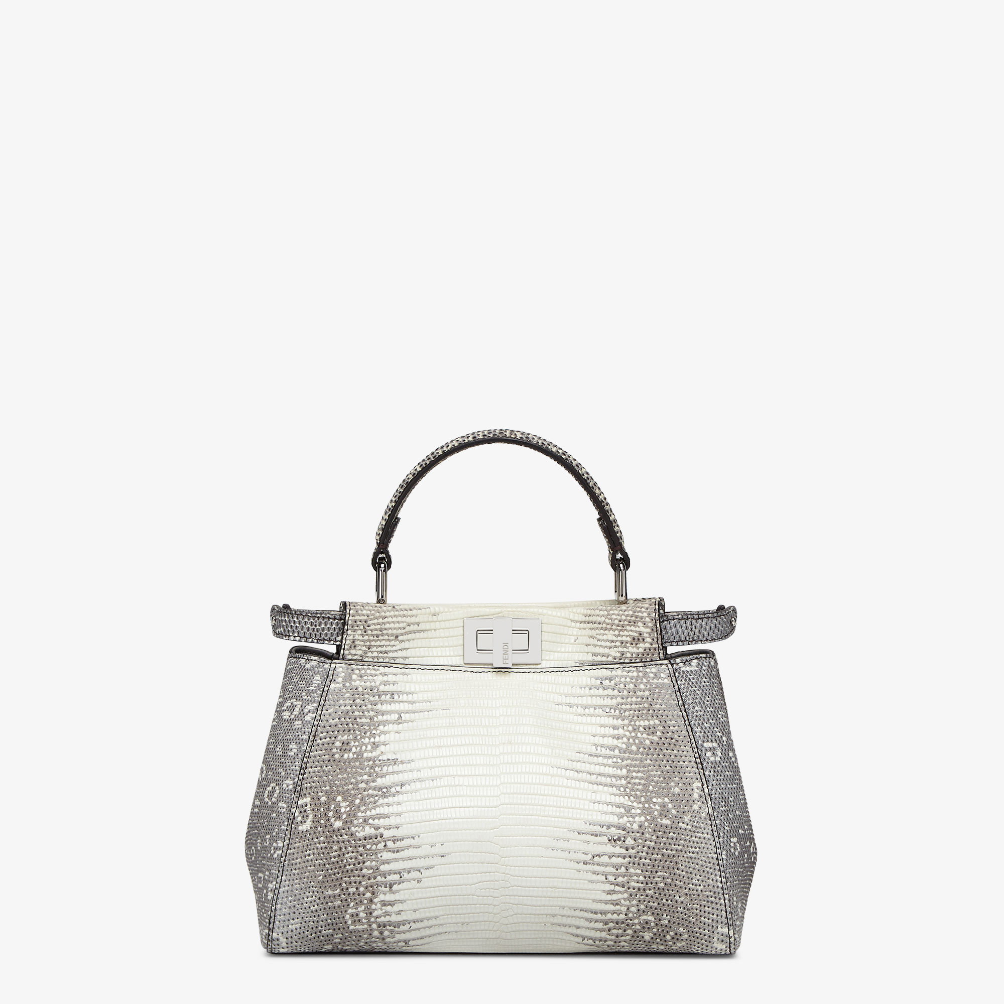 Peekaboo Mini Precious skin Grey | Fendi