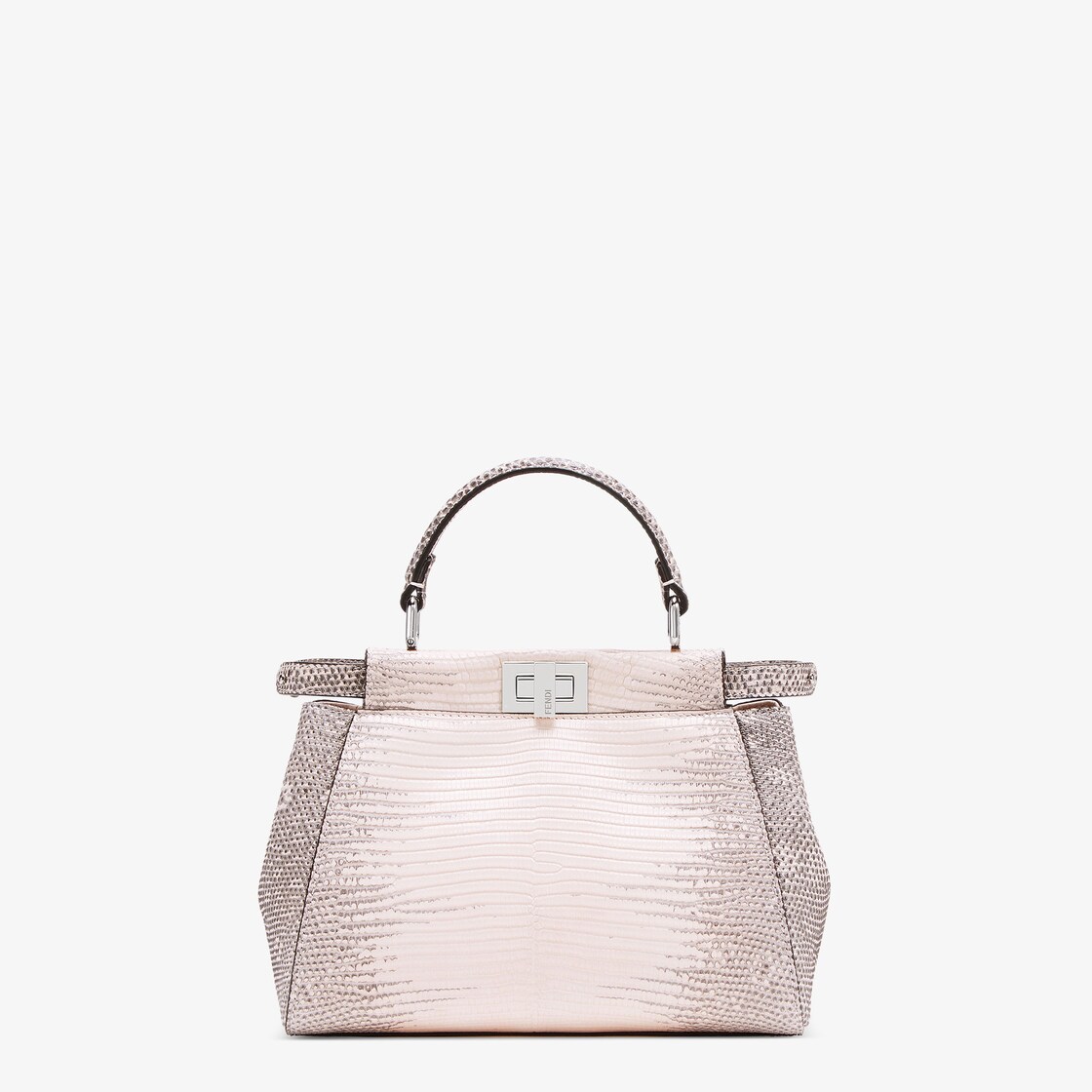 Peekaboo Mini - Pink gradient lizard leather bag | Fendi