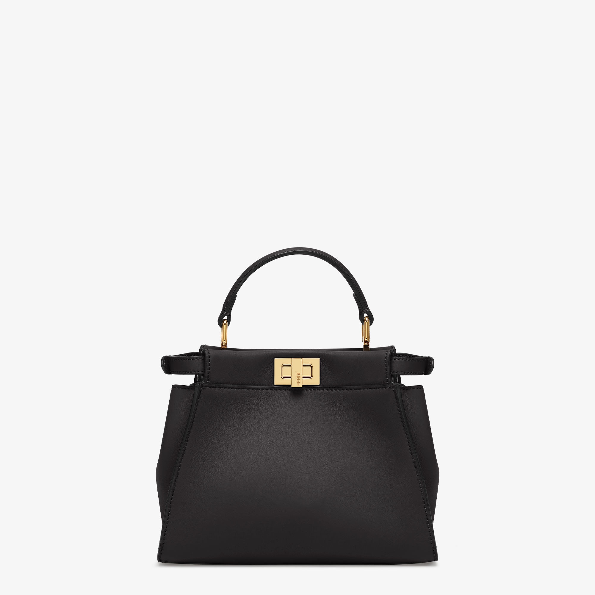 FENDI ミニ（スモール）　ピーカブー　ディフェンダー 大人気！【FENDI】ピーカブー ミニ レザー ハンドバッグ (FENDI