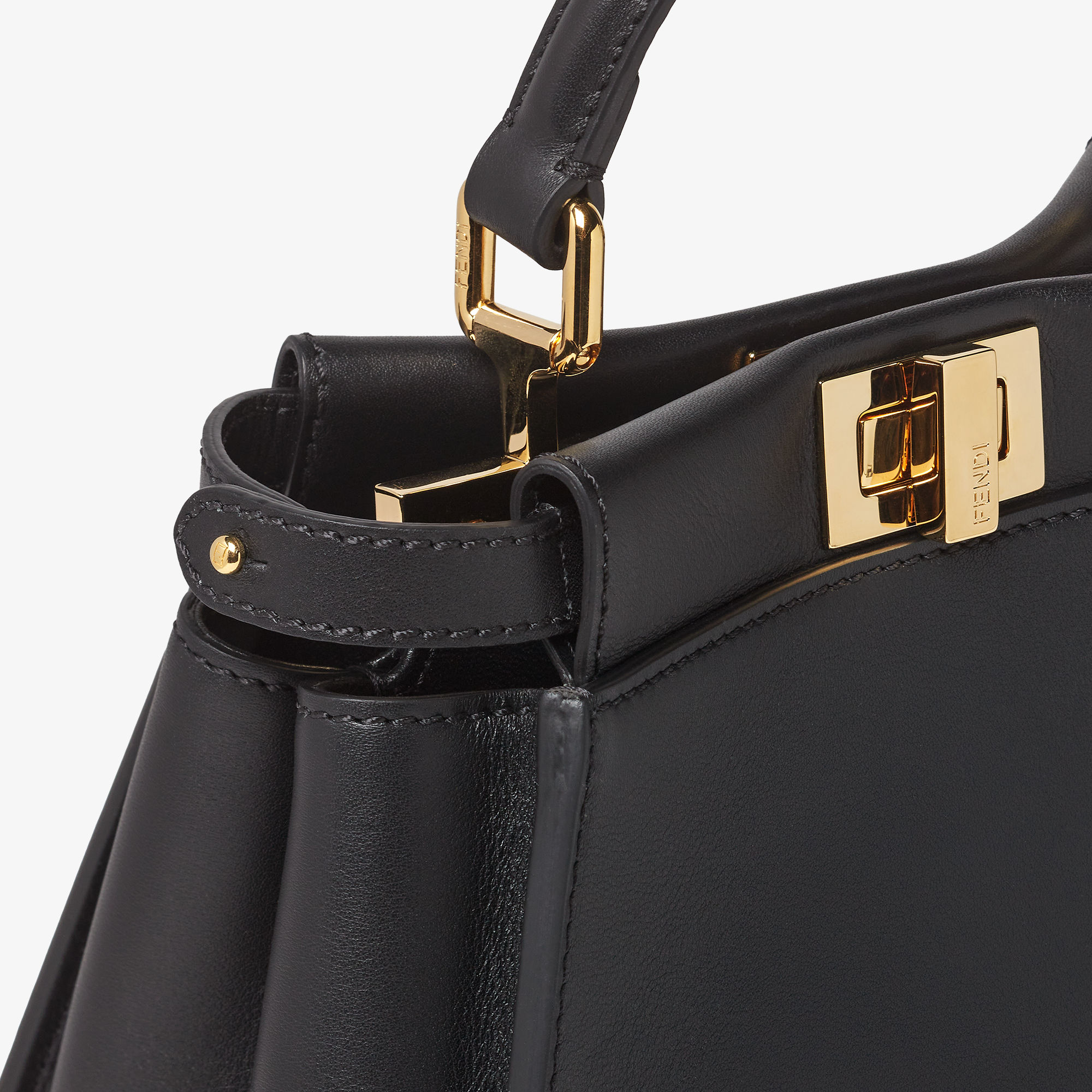 Peekaboo Mini Leather Black | Fendi Peekaboo Mini Leather Black | Fendi