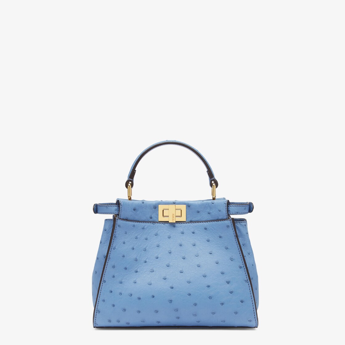 Peekaboo Mini Precious Skin Blue | Fendi