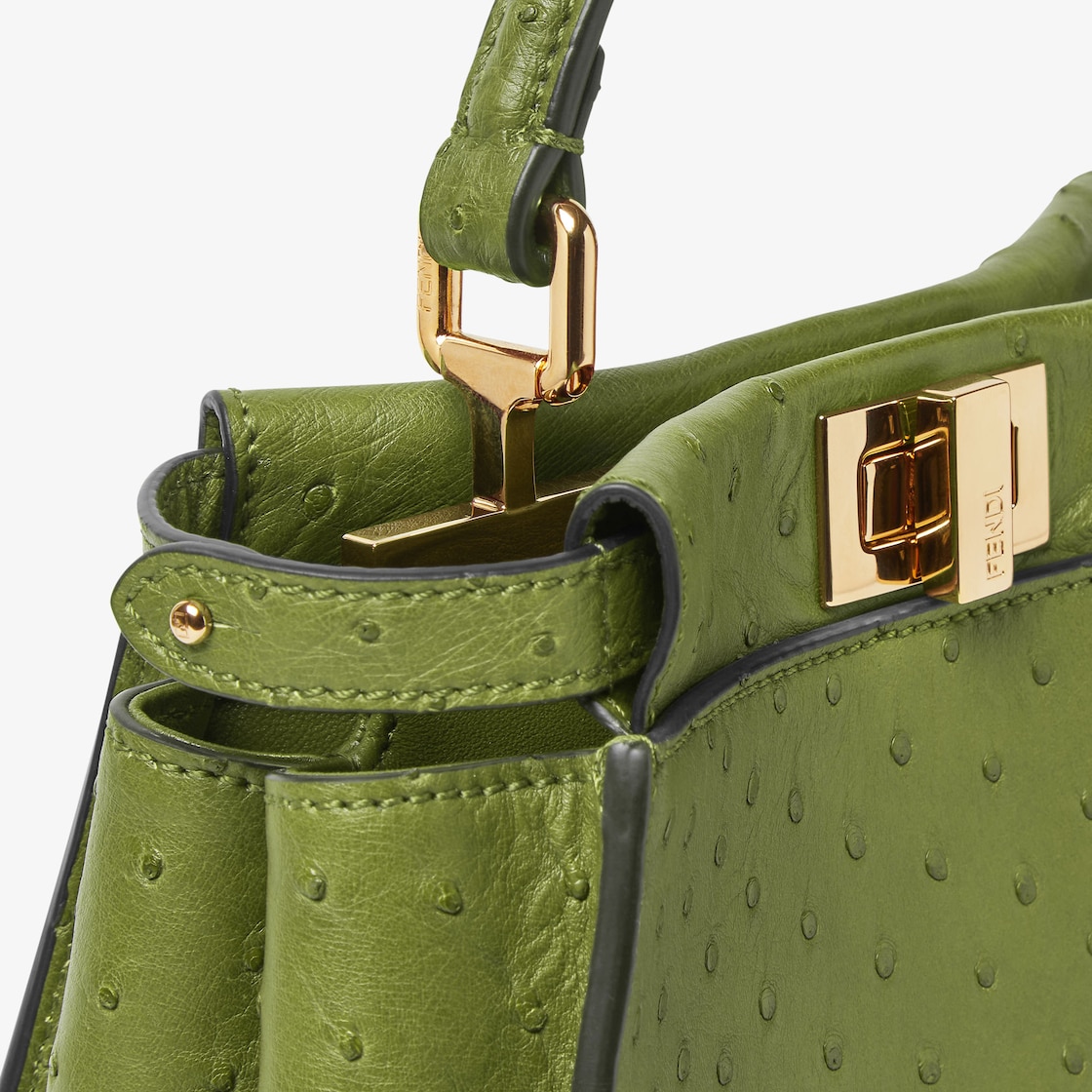 Peekaboo Mini Fine leathers Green - Image 5/6