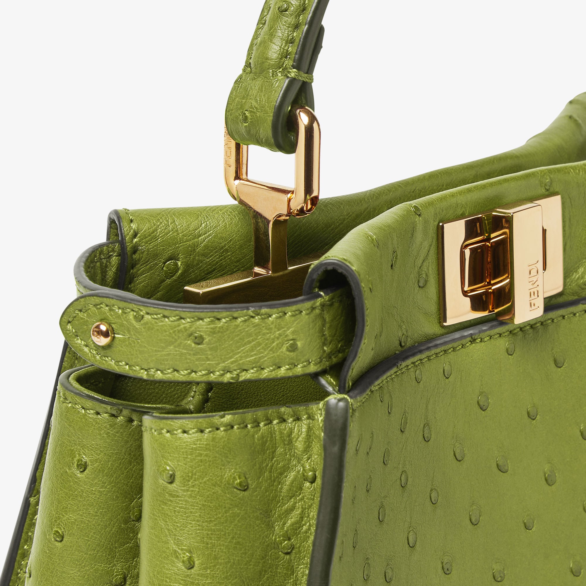 ピーカブー ミニ プレシャスレザー グリーン | Fendi