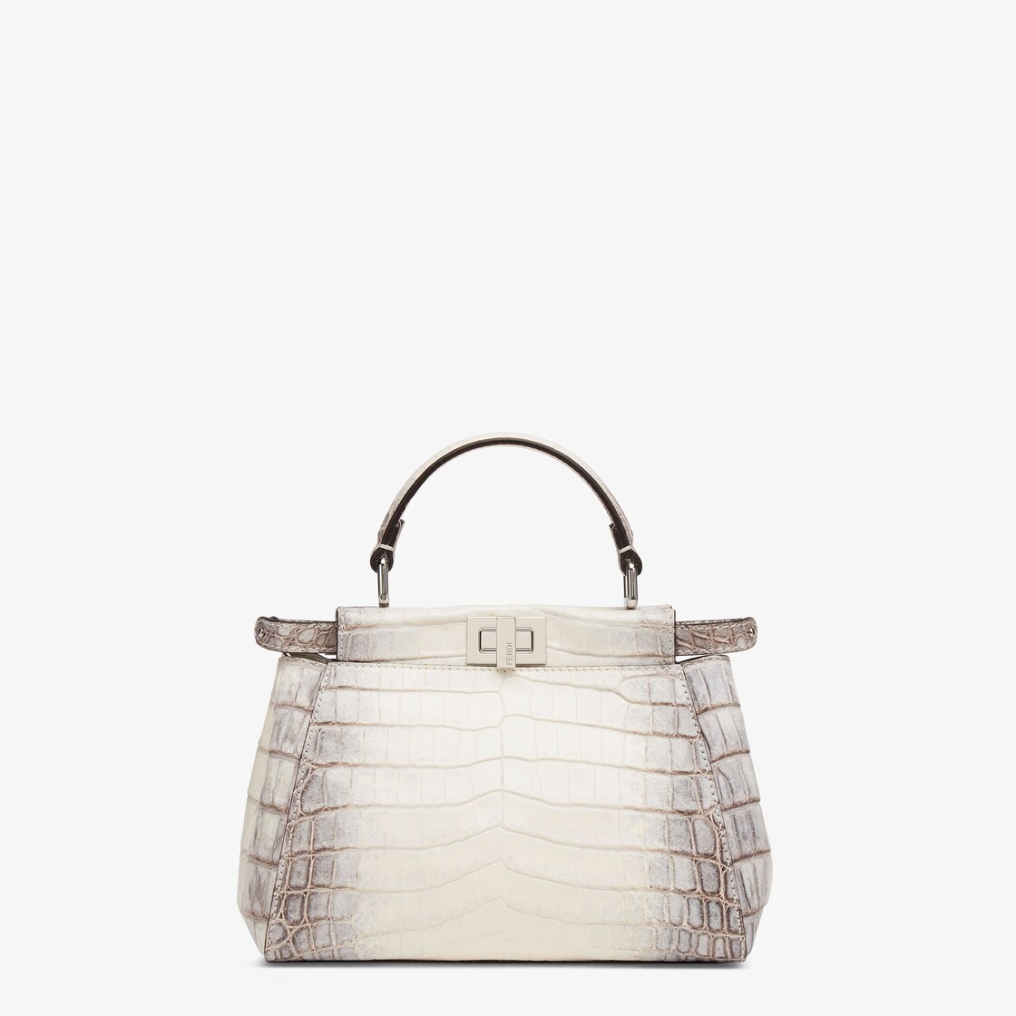 White fendi cheap peekaboo bag